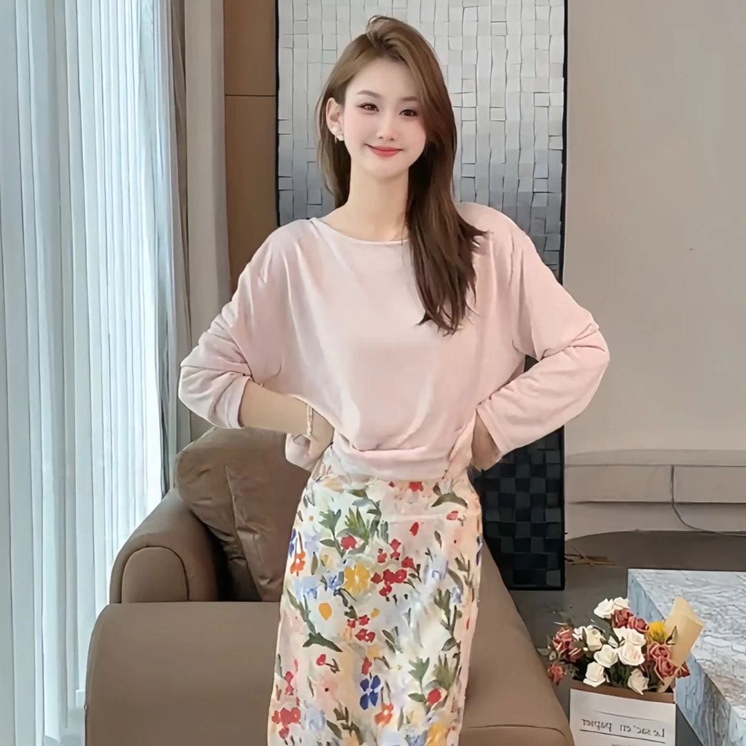 한 부서 뒤로 레이스 홀로우 아웃 긴팔 티셔츠 여성 2026 여름 새로운 디자인 센스 루즈핏 얇은 스타일 자외선 차단 블라우스 상세 이미지 4