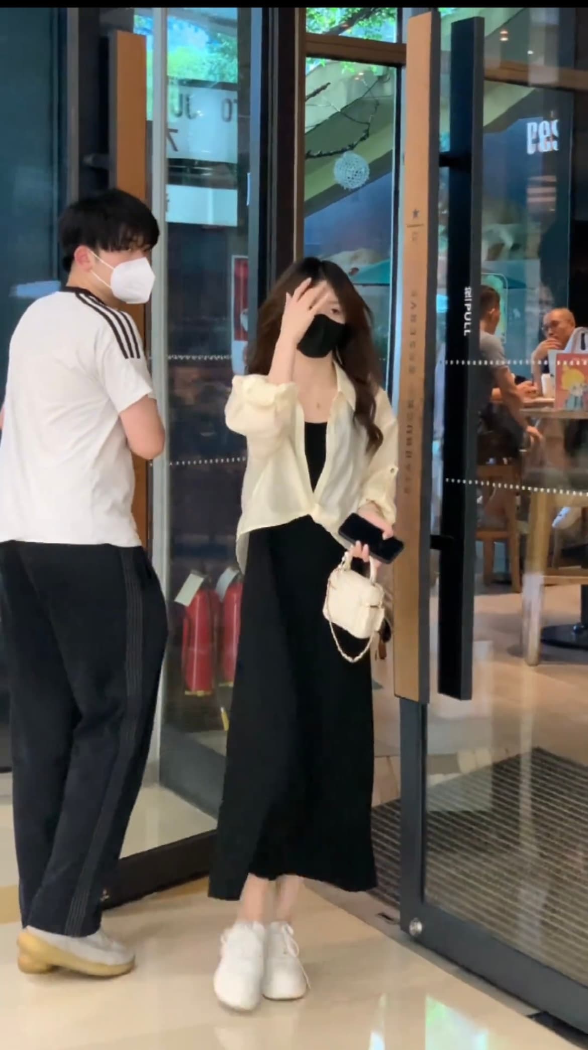 패션 세트 드레스 여성 여름 긴팔 자외선 차단 셔츠 재킷 패션 품격 드레스 투피스 세트 상세 이미지 6