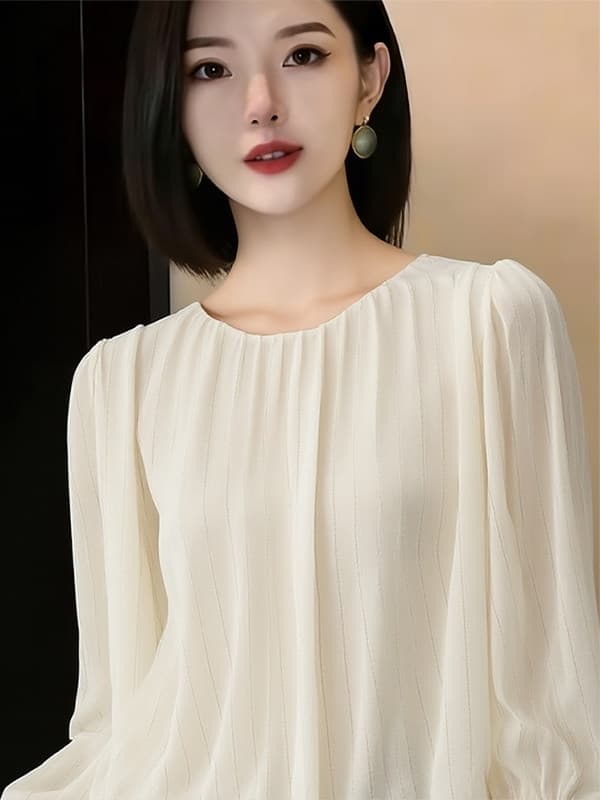 패션 슈퍼 잘 생긴 7부 소매 셔츠 2026 여름 새로운 여성 연령 감소 디자인 센스 맨위 다용도 셔츠 이미지 4