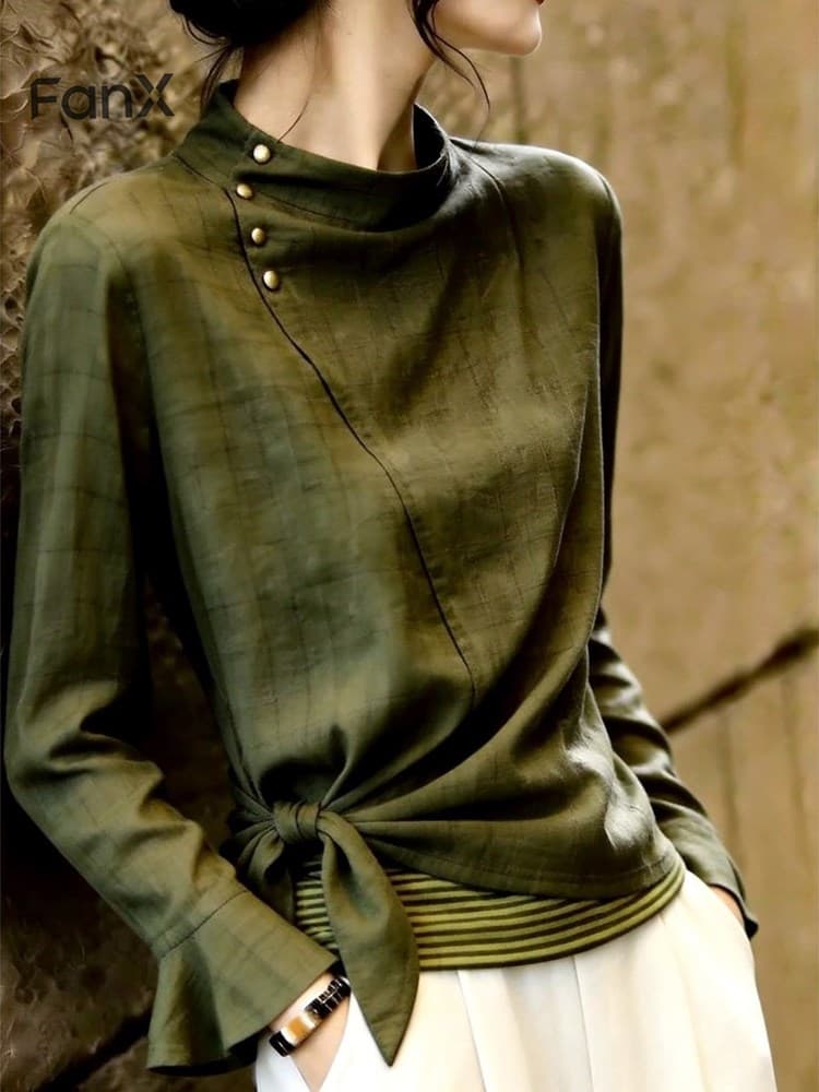 2026 년 가을 중요 경우 아름다운 고급 품격 옷 올해 인기 ~ 중 새로운 코치 사소한 맨위 이미지 2