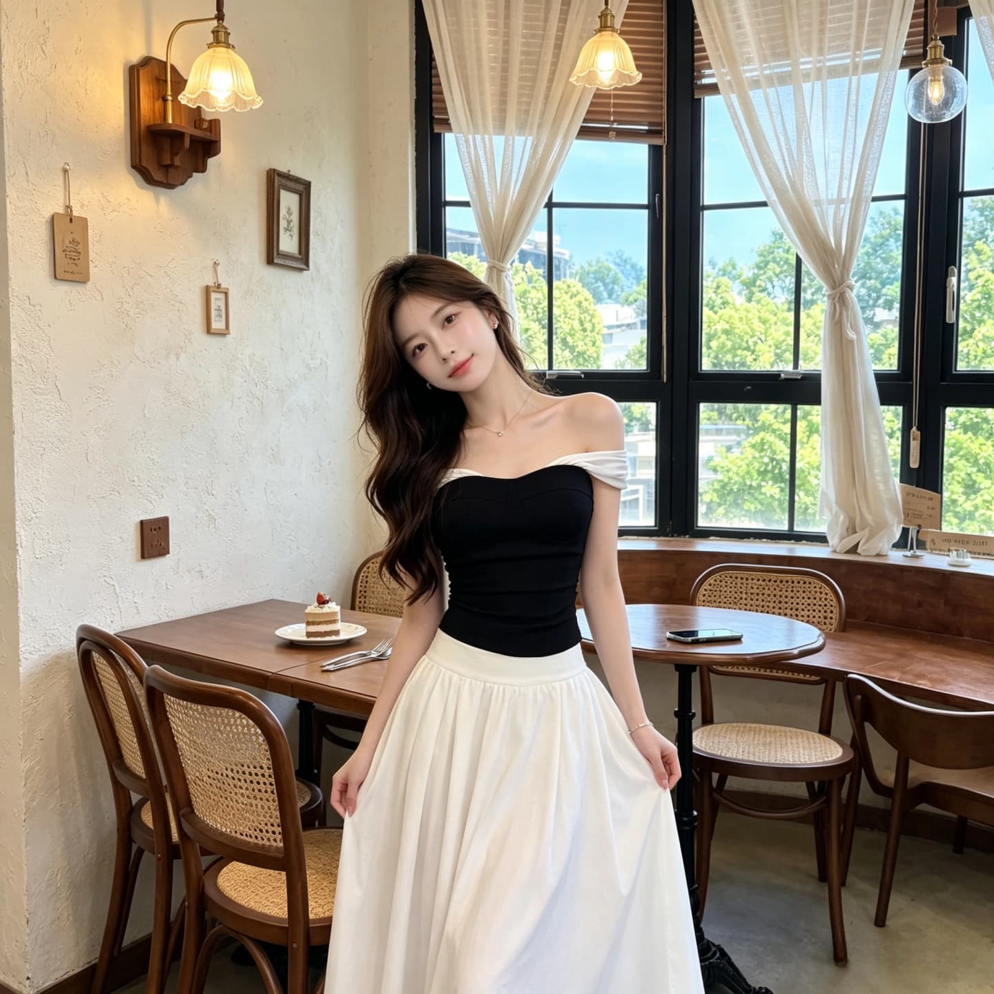 순수한 욕망 바람 핫걸 패치워크 튜브탑 티셔츠 여성 여름 새로운 오프숄더 몸매 가꾸기 슬림해 보이는 품격 쇼트 스타일 맨위 상세 이미지 12