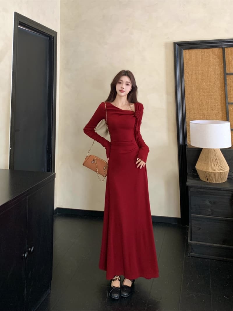 자이언트 잘 생긴 ~ 중 이른 가을 겨울 감기 부유 한 가족 천 골드 착용 가져 가라. 품격 코치 분자 빨간색 색상 시스템 드레스 아이들 상세 이미지 10