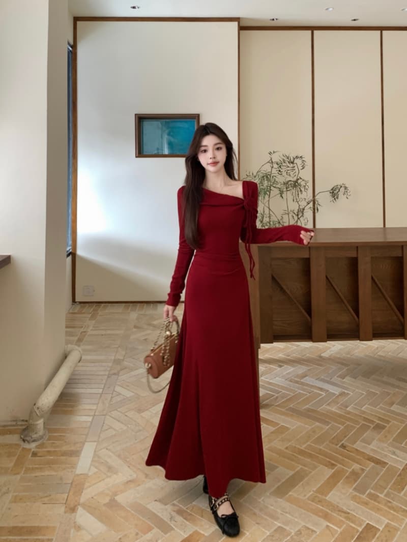 자이언트 잘 생긴 ~ 중 이른 가을 겨울 감기 부유 한 가족 천 골드 착용 가져 가라. 품격 코치 분자 빨간색 색상 시스템 드레스 아이들 상세 이미지 14