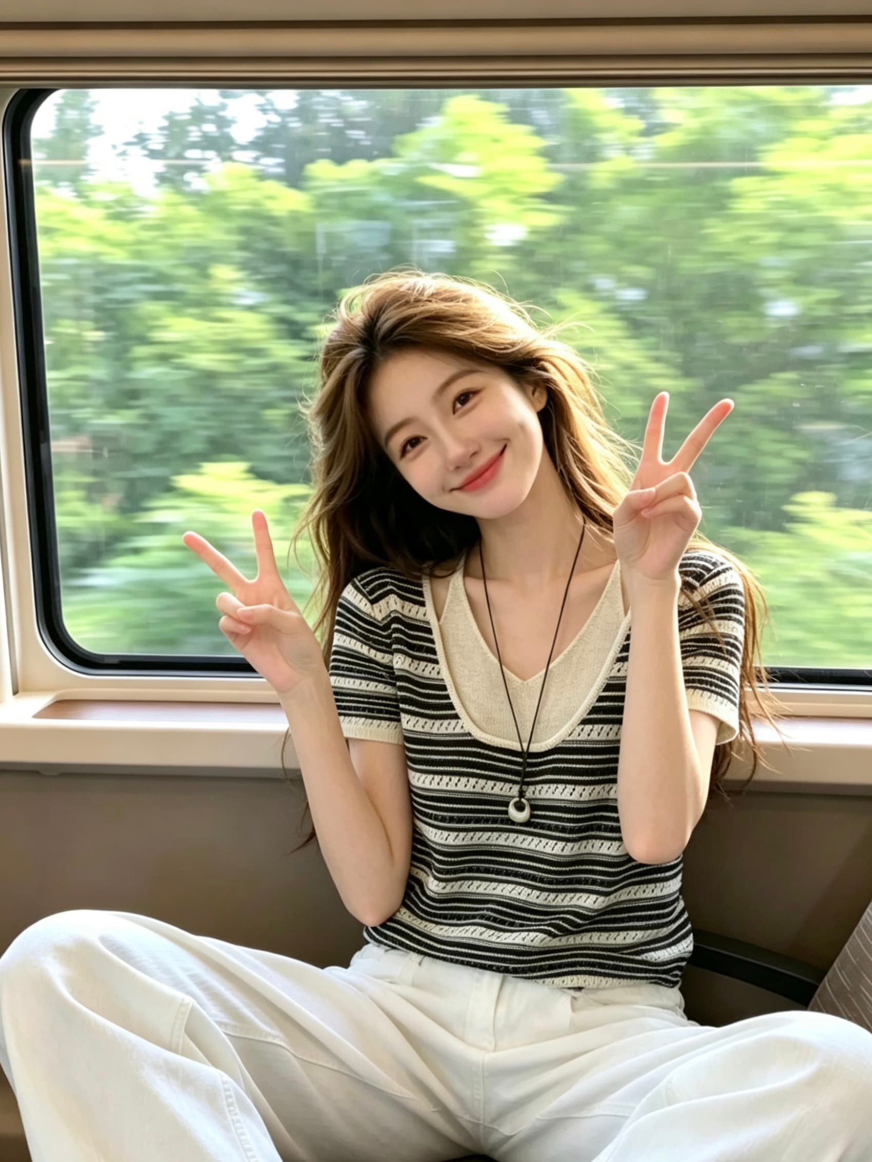잠금 해제 작은 대중 스타일 한 부서 페이크 레이어드 스트라이프 반팔 니트 맨위 여성 여름 외국 가스 슬림해 보이는 티셔츠 작은 셔츠 이미지 4