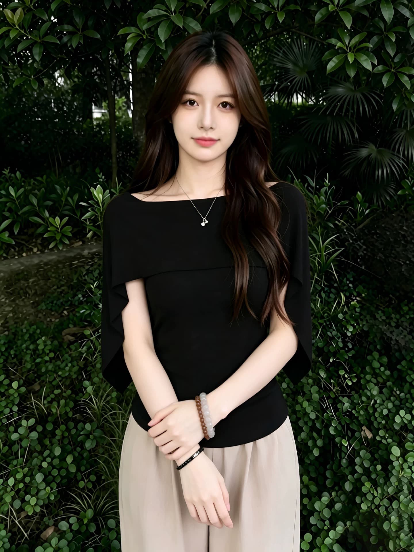 화이트 오프숄더 숄 니트 스웨터 반팔 티셔츠 여성 2026 여름 새로운 순수한 욕망 바람 몸매 가꾸기 슬림해 보이는 맨위 상세 이미지 7