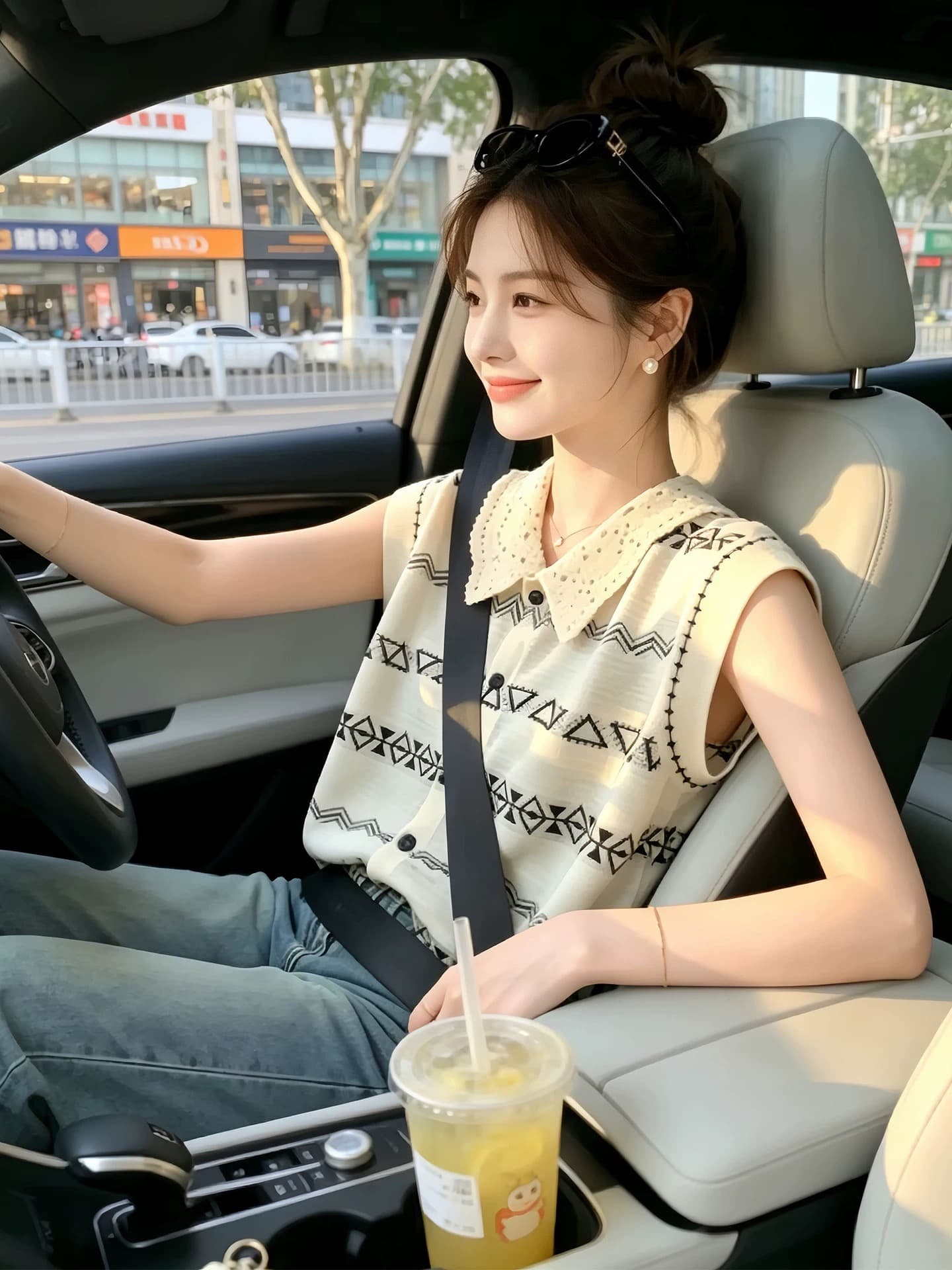 베이지 색 몸매 가꾸기 베이비 칼라 캐미솔 2026 여름 한 부서 아니요 명중 섹션 여름 착용 가져 가라. 레트로 맨위 상세 이미지 5