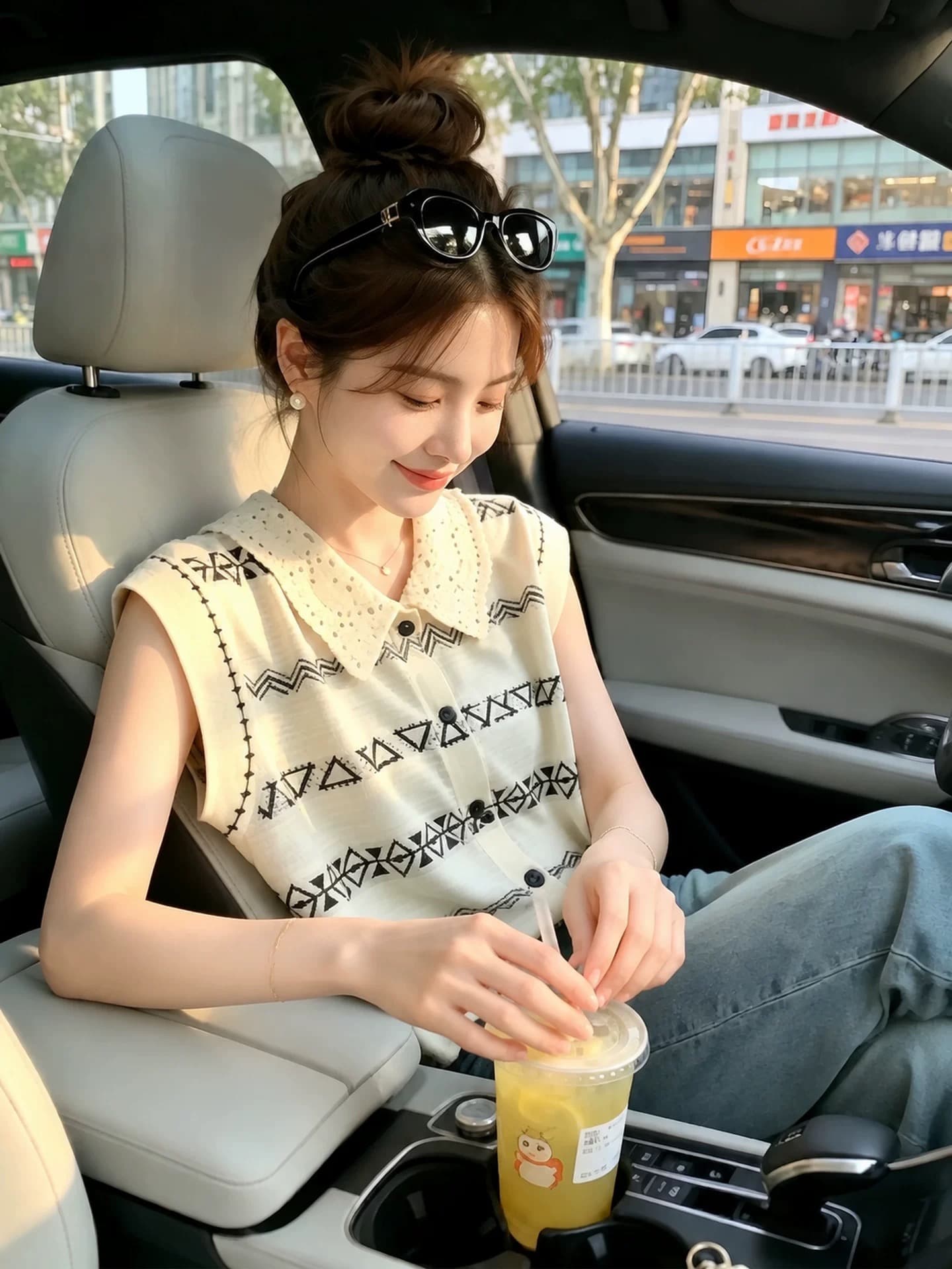 베이지 색 몸매 가꾸기 베이비 칼라 캐미솔 2026 여름 한 부서 아니요 명중 섹션 여름 착용 가져 가라. 레트로 맨위 상세 이미지 6