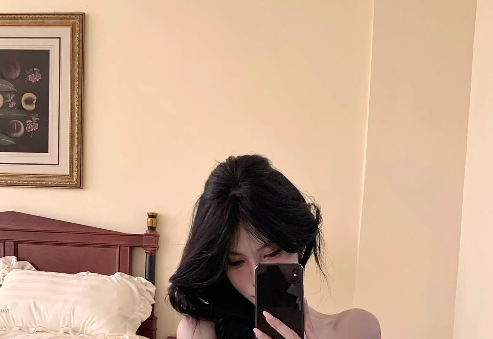인터넷 그림 봄 여름 분위기 꽃무늬 오프숄더 레이스 레이스 생선뼈 코르셋 맨위 상세 이미지 24
