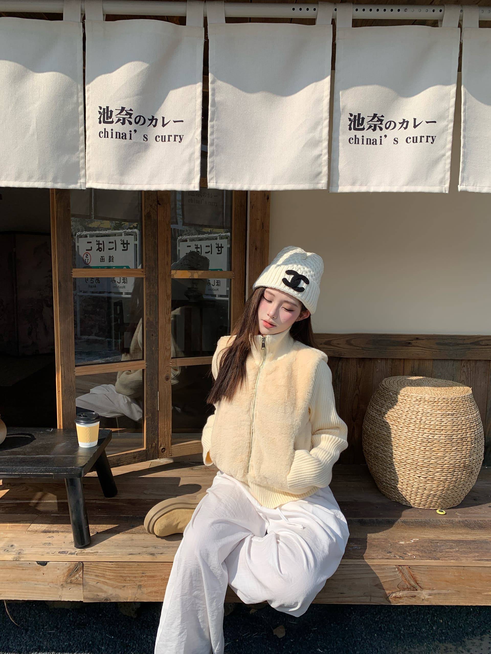 실사 정가 원본 원료 초점 높은 품질 피어 도둑 그림 내기 모피 페이크 레이어드 모피 재킷 상세 이미지 6
