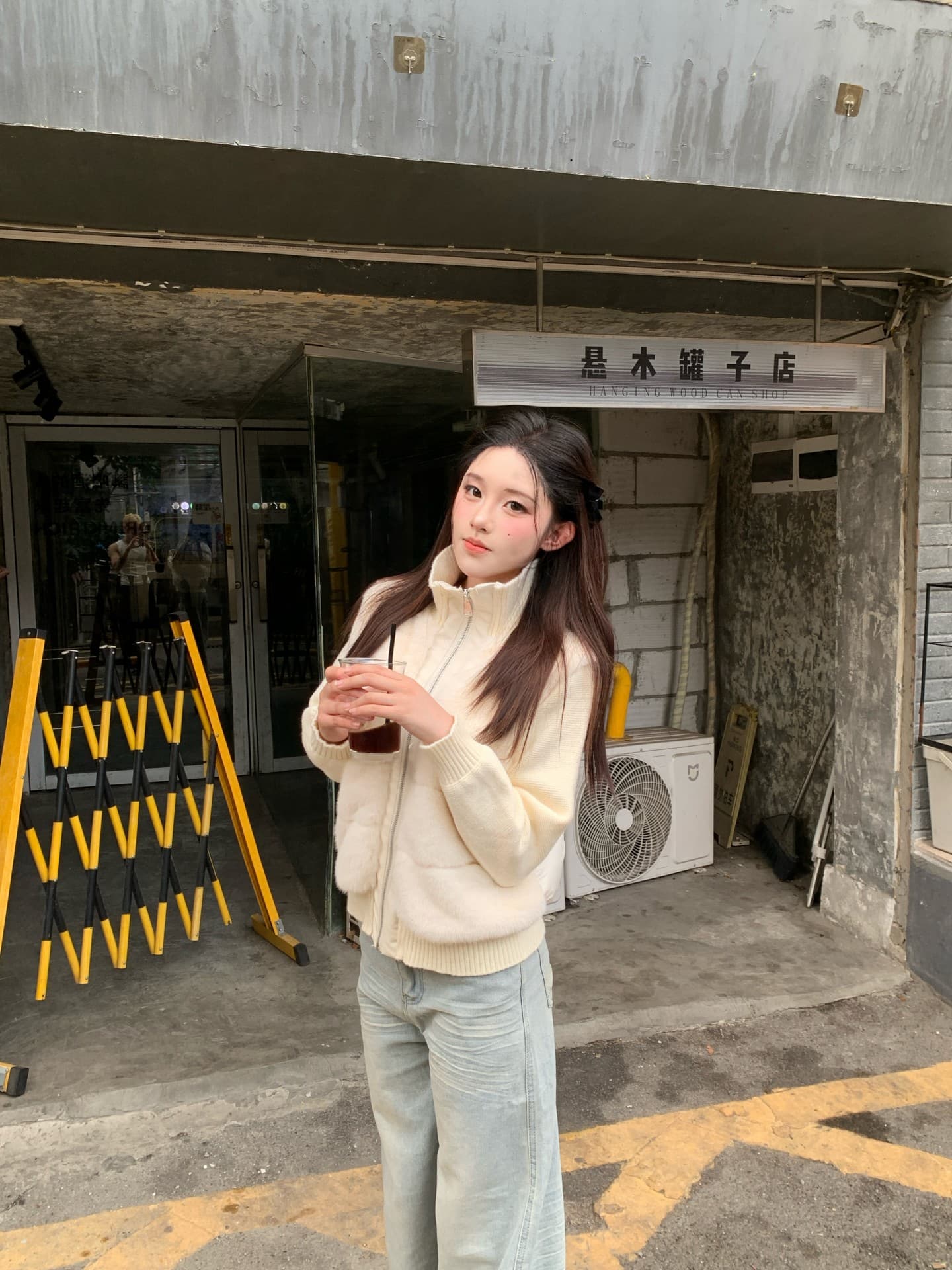 실사 정가 원본 원료 초점 높은 품질 피어 도둑 그림 내기 니트 패치워크 모방 수달 털 면 의류 상세 이미지 6