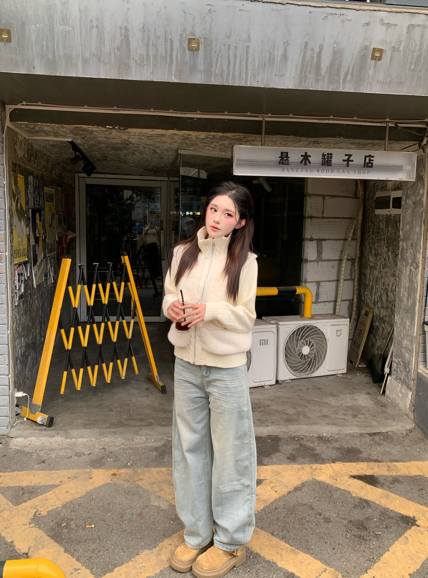 실사 정가 원본 원료 초점 높은 품질 피어 도둑 그림 내기 니트 패치워크 모방 수달 털 면 의류 상세 이미지 10