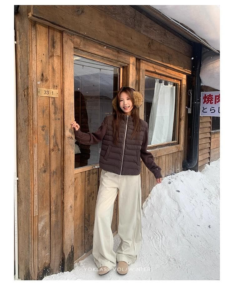 인터넷 그림 천 골드 센스 자수 면 옷 면 의류 여성 코트 가을 겨울 패치워크 슬림해 보이는 오래된 돈 한 부서 캐주얼 목화 진딧물 상세 이미지 3