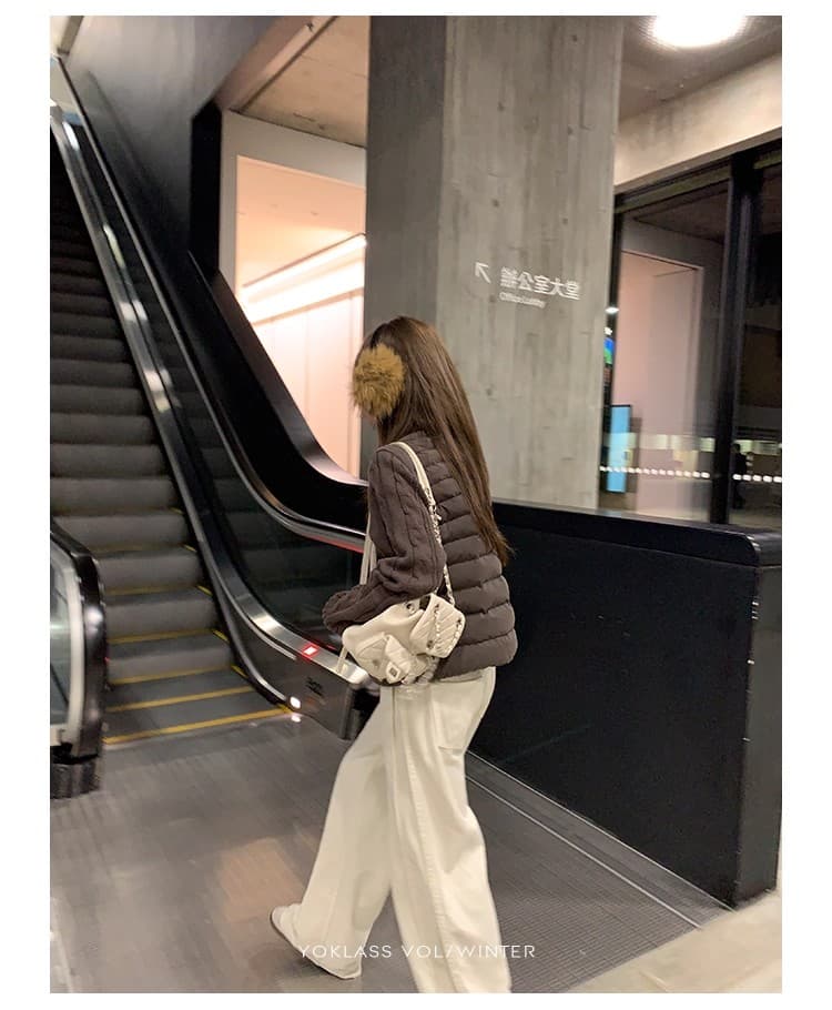 인터넷 그림 천 골드 센스 자수 면 옷 면 의류 여성 코트 가을 겨울 패치워크 슬림해 보이는 오래된 돈 한 부서 캐주얼 목화 진딧물 상세 이미지 8