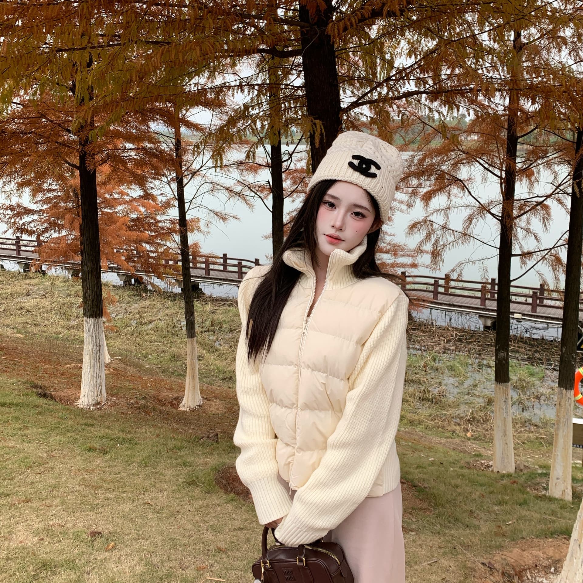실사 정가 원본 원료 초점 높은 품질 피어 도둑 그림 내기 뒤로 니트 에디션 면 옷 면 의류 재킷 이미지 5