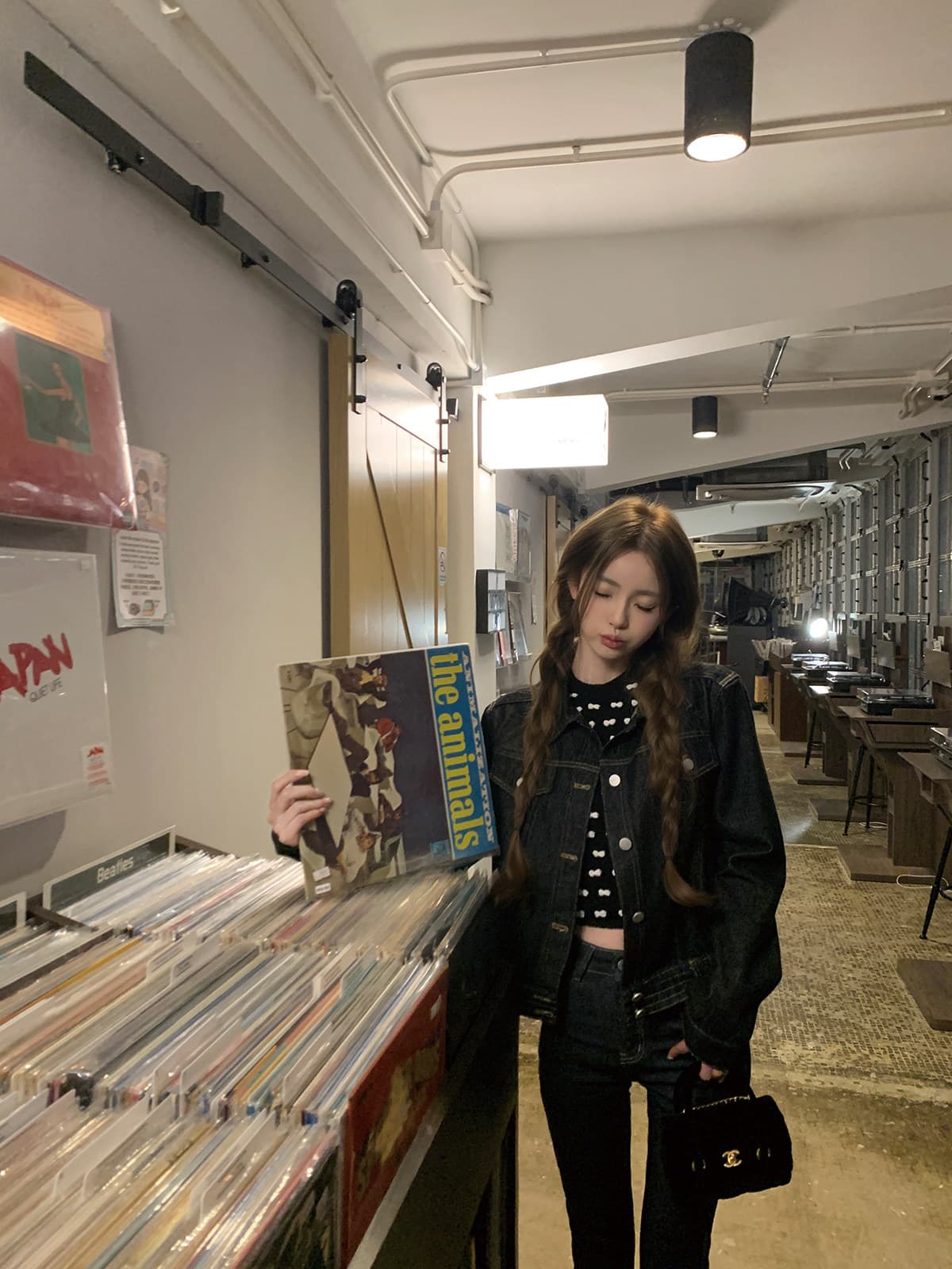 인터넷 그림 개인 소유 소녀 dolly 사설 서비스 시리즈 무거운 작업 나비 매듭 반팔 라운드 넥 스웨터 상세 이미지 29