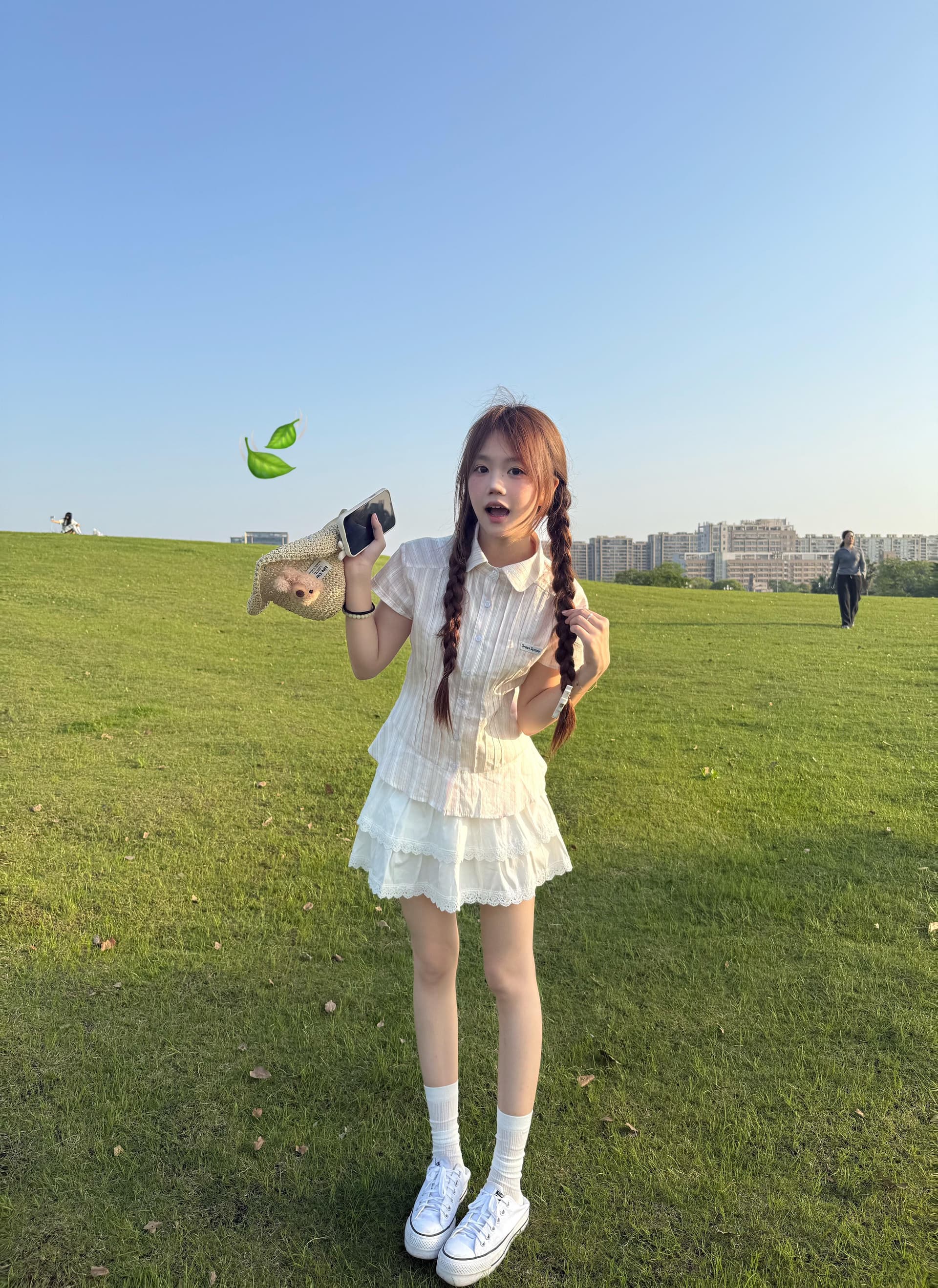 핑크색 polo 여성 셔츠 여름 한 부서 긍정적 인 어깨 몸매 가꾸기 슬림해 보이는 반팔 맨위 상세 이미지 6