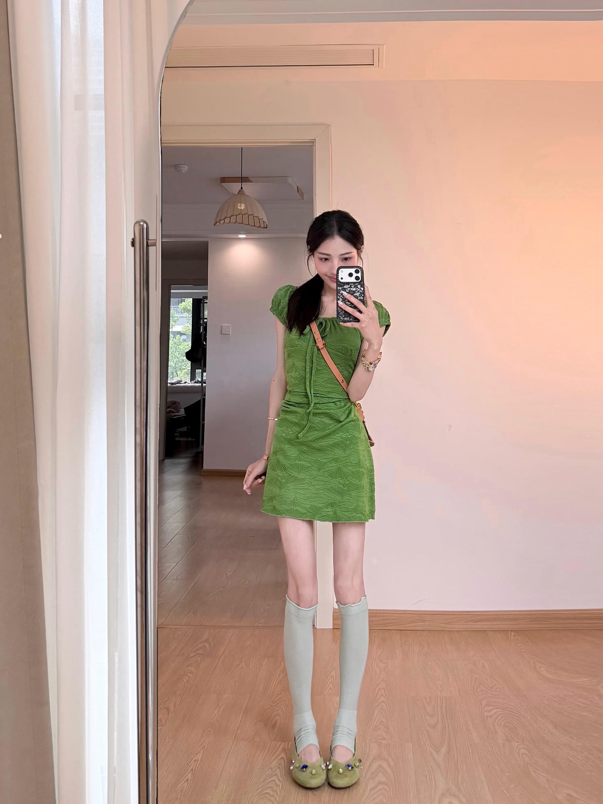 머리 어린이 july 오즈의 마법사 거품 소매 여성 드레스 여름 하이웨이스트 몸매 가꾸기 질감 센스 쇼트 스타일 치마 아이들 이미지 2