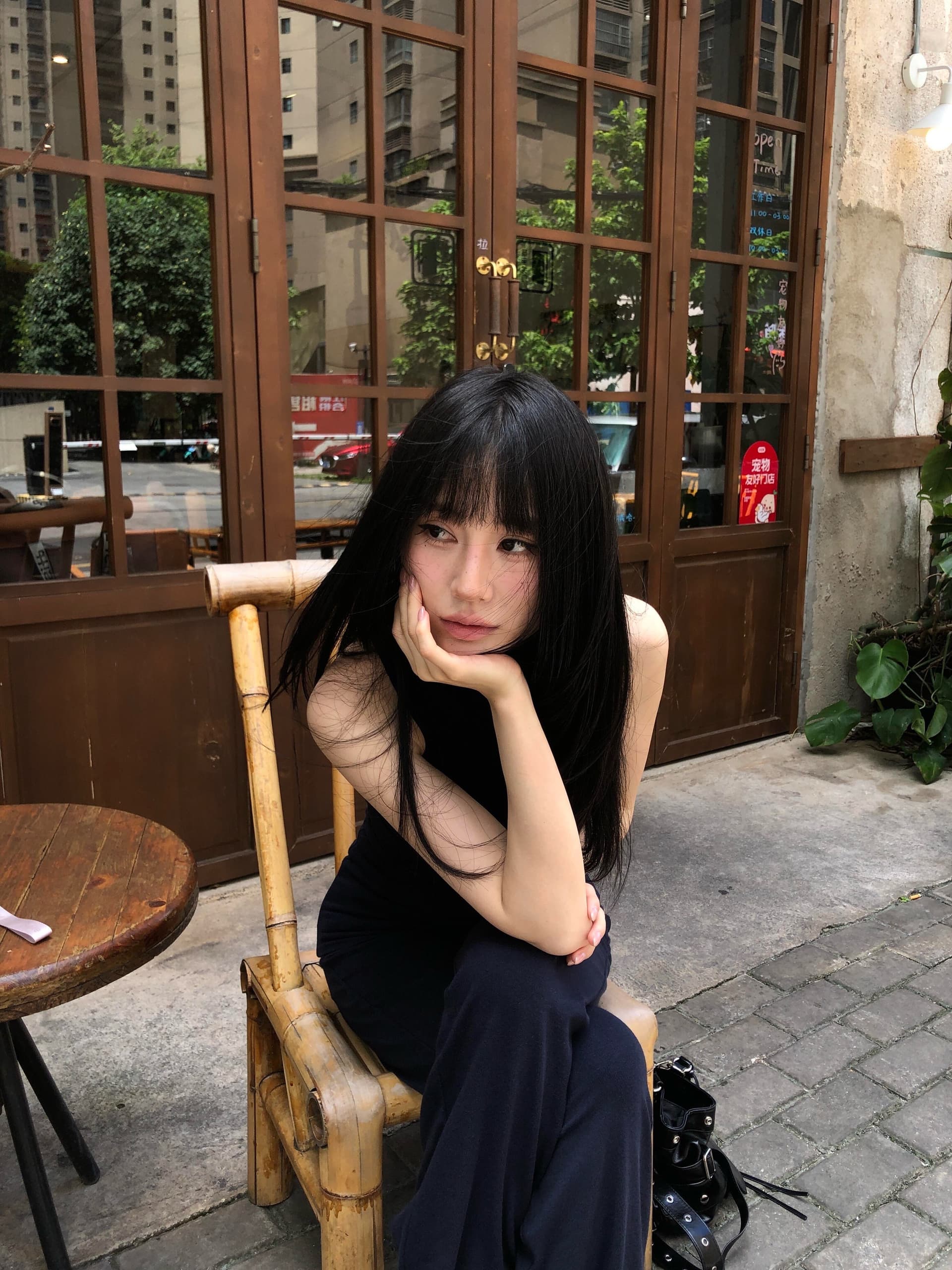 여름 레트로 한 부서 터틀넥 니트 슬립 외출용 민소매 티셔츠 조끼 몸매 가꾸기 슬림해 보이는 상세 이미지 2
