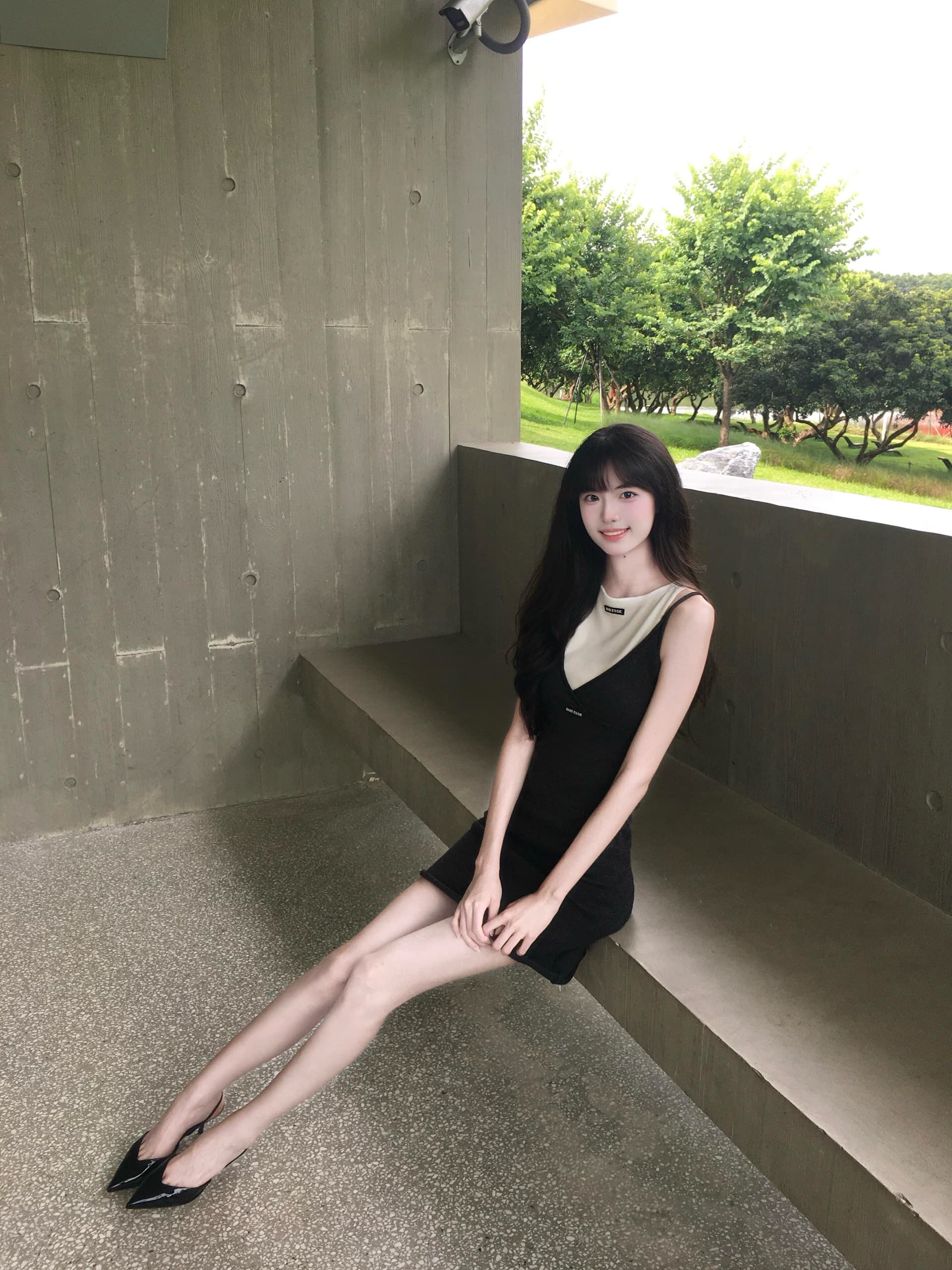 이른 가을 세련된 스택 착용 깊은 V 넥 슬립 드레스 여성 인사이드 가져 가라. 만나는 쇼트 스타일 드레스 상세 이미지 6
