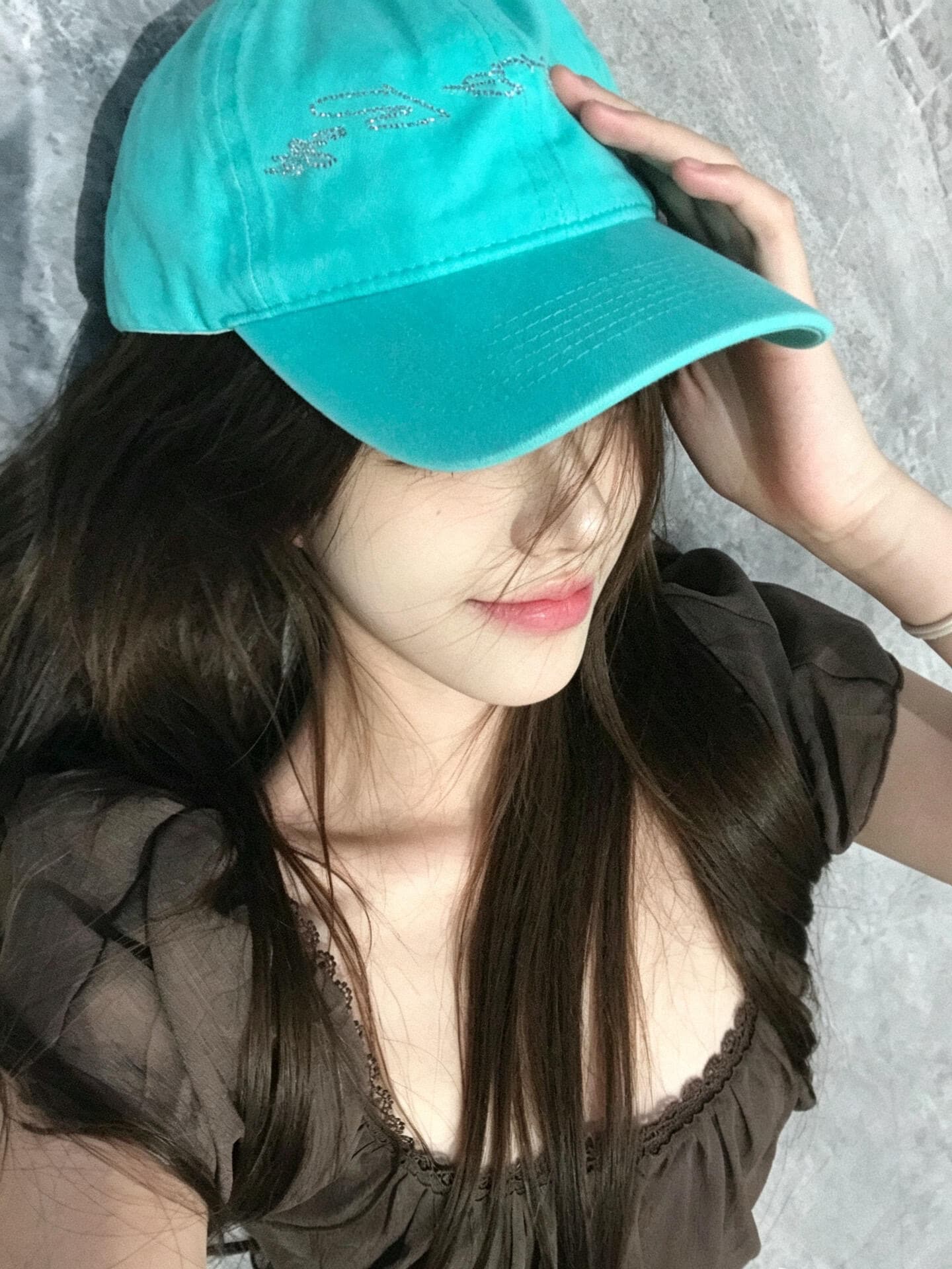 8uioio 달빛 아래서 브라운 니켈 브라운 핫걸 바람 V넥 여성 셔츠 여름 새로운 슬림해 보이는 민소매 얇은 맨위 상세 이미지 3