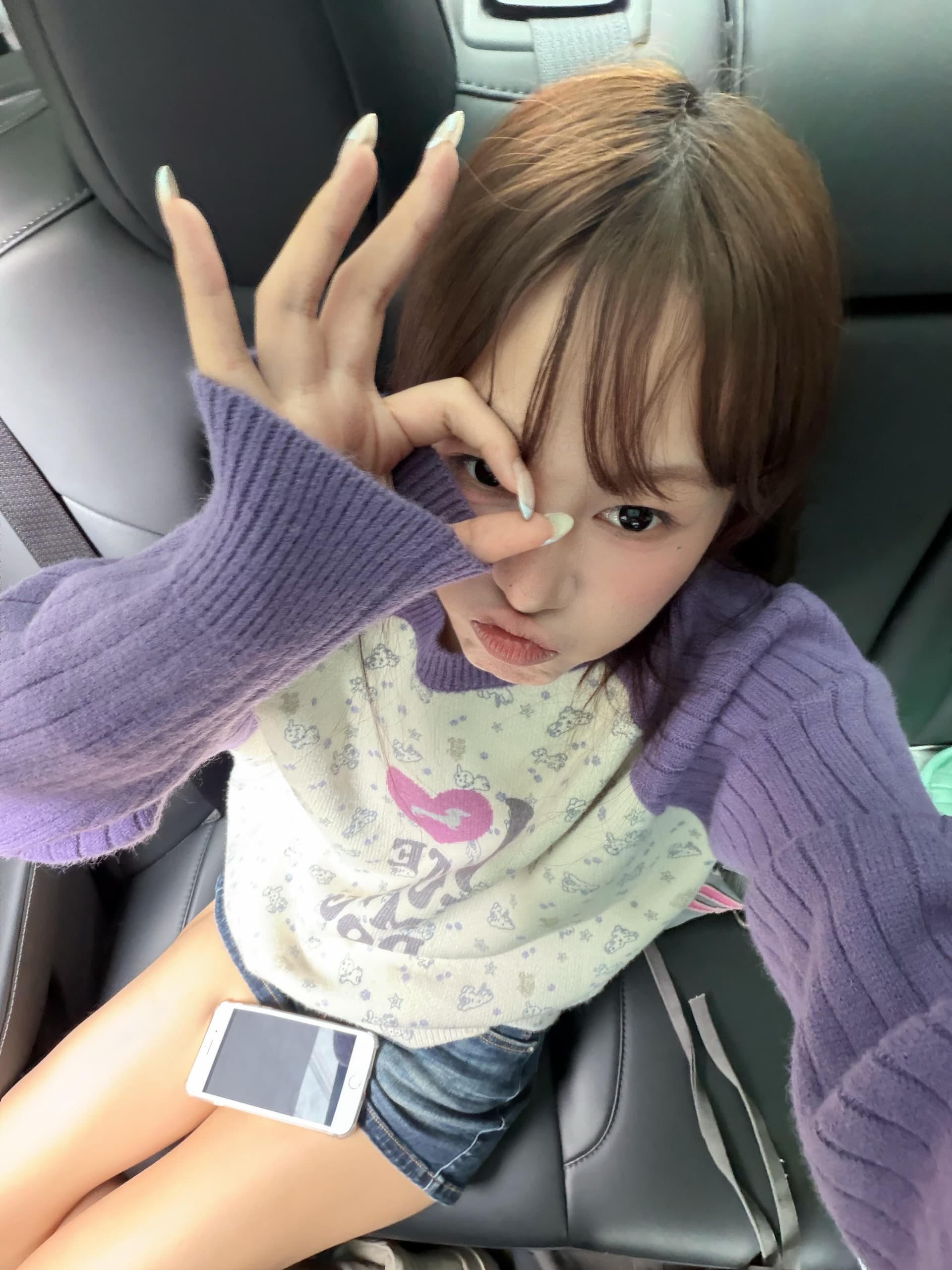 아메리칸 재미있는 프린트 패치워크 색상 긴팔 니트 스웨터 남녀 봄 가을 루즈핏 캐주얼 다용도 풀오버 털 셔츠 상세 이미지 2