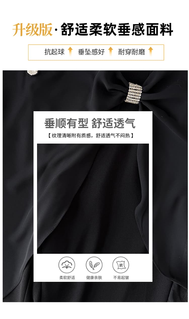 우아한 레이스 조각 부츠컷 바지 여름 얇은 스타일 디자인 센스 랩스커트팬츠 하이웨이스트 캐주얼 바지 디스플레이 높음 슬림해 보이는 몸매 가꾸기 바지 상세 이미지 10