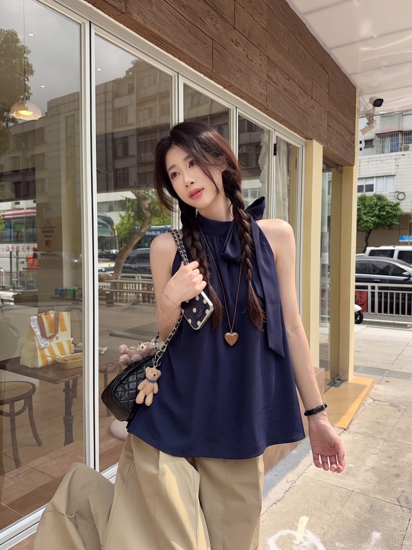 물건 가져 오기 ~까지 Daxi 하오 b03c 한 부서 여름 작은 대중 캐미솔 품격 아니요 명중 섹션 민소매 행침 목 맨위 상세 이미지 2