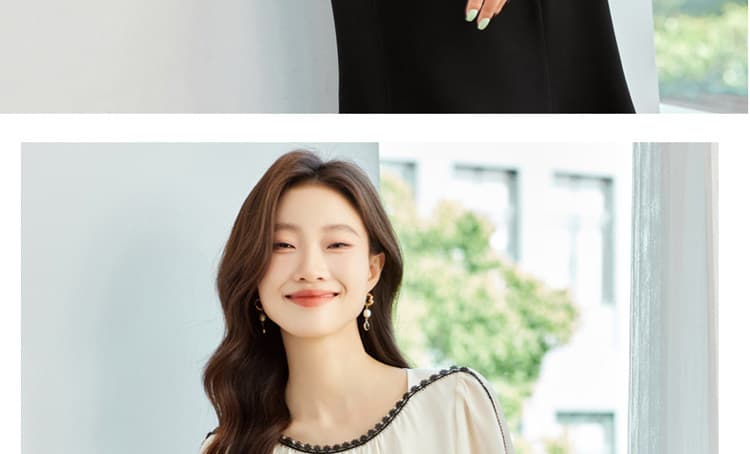 2026 Chic 매우 요정 ~ 중 맨위 레이스 조각 쉬폰 여성 셔츠 여름 루즈핏 표지 배 슬림해 보이는 연령 감소 작은 셔츠 상세 이미지 27