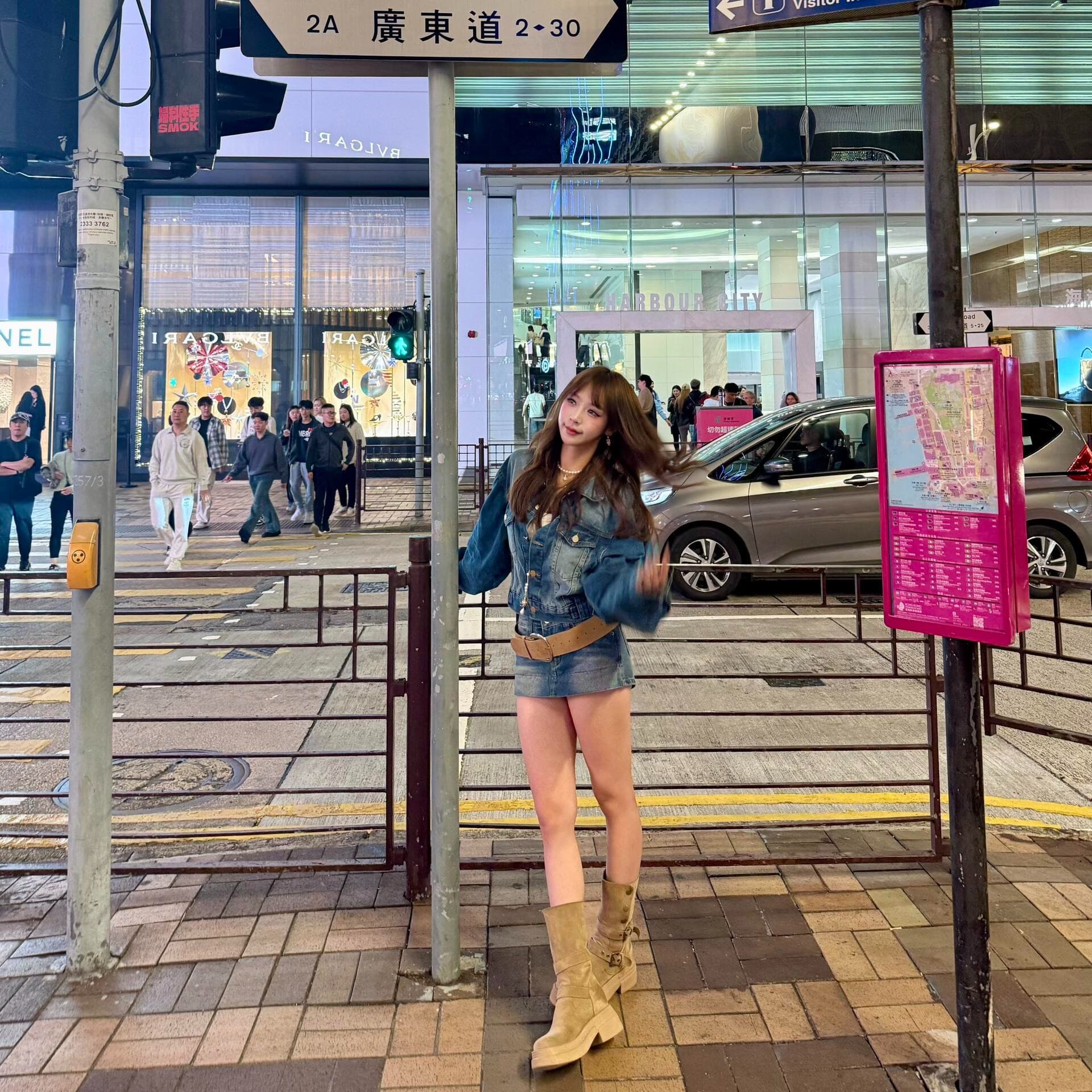 있음 선적 데님 세트 여성 2026 새로운 루즈핏 슬림해 보이는 재킷 순수한 욕망 로우 웨이스트 치마바지 세련된 투피스 세트 이미지 5