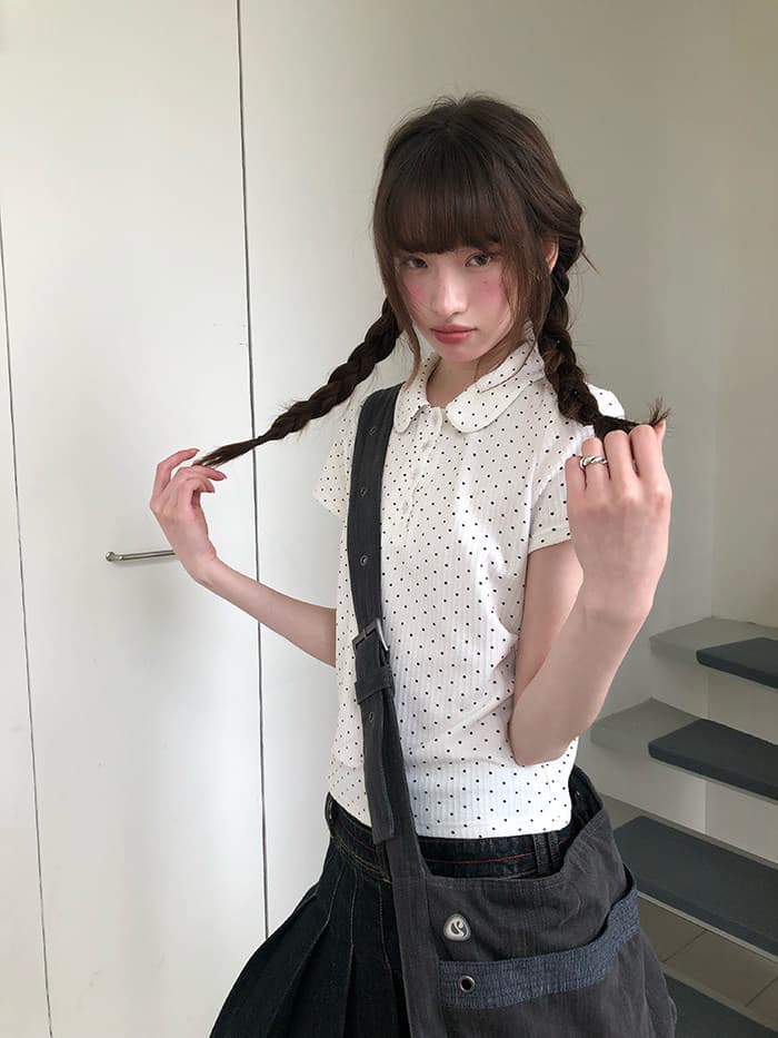 아메리칸 레트로 마 오래된 데님 플리츠 스커트 여름 여성 하이웨이스트 부서 버클 한 마디 플리츠 다용도 반신 스커트 상세 이미지 10