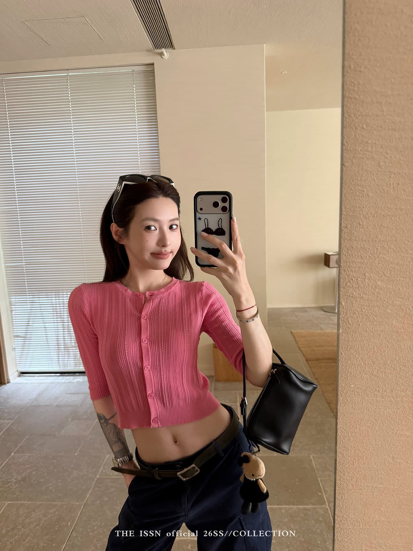 워크웨어 스트레이트 7부 바지 여성 여름 한국 스타일 넓은 다리 루즈핏 슬림해 보이는 다용도 순면 긴 바지 상세 이미지 25