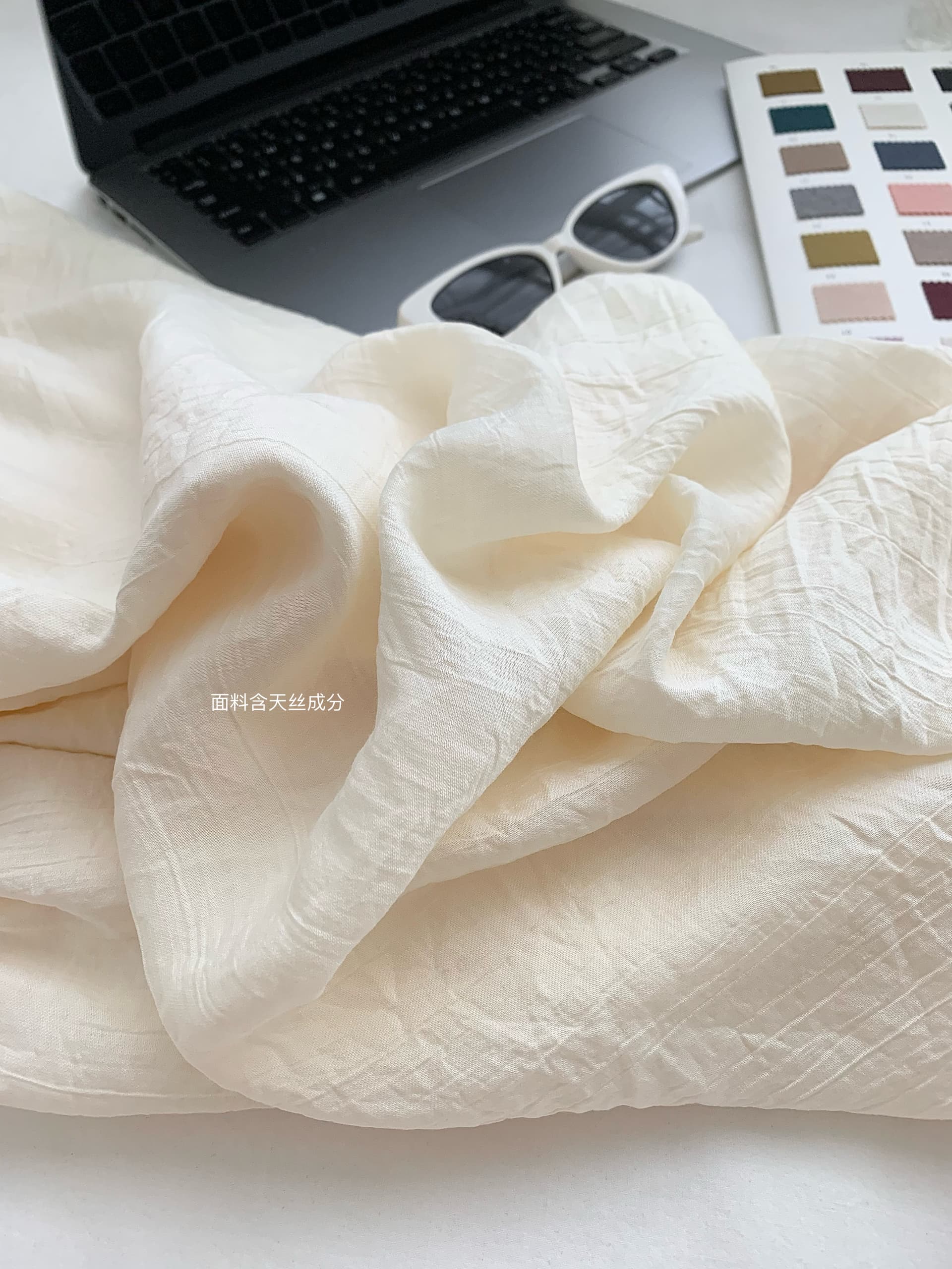 im ~까지 구름 바지 느긋한 도루 가을 센스 치마바지 여성 Xiamu 귀 핀치 Pleat 캐주얼 바지 루즈핏 슬림해 보이는 와이드 레그 팬츠 상세 이미지 13