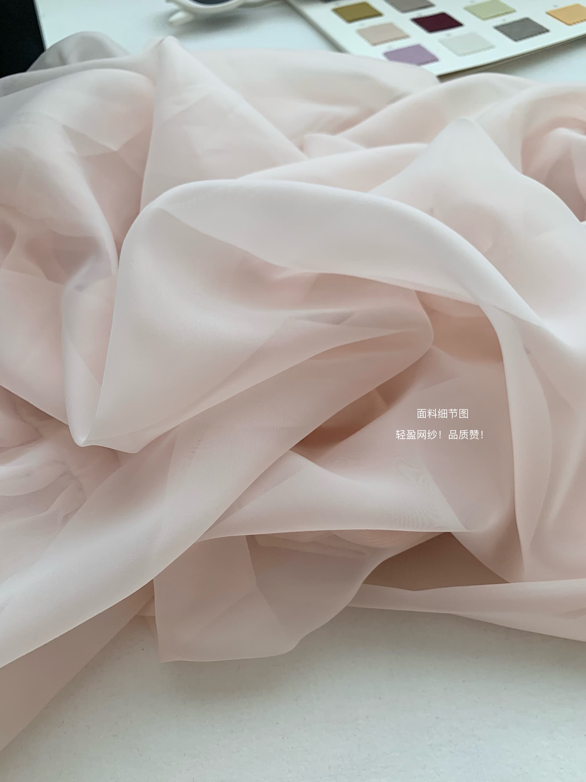 화이트 워터 여성 분말 안개 스와 리 서울 깨진 Pleat 슬립 미니 스커트 여성 여름 요정 바람 가벼움 우아한 퍼프 드레스 상세 이미지 12