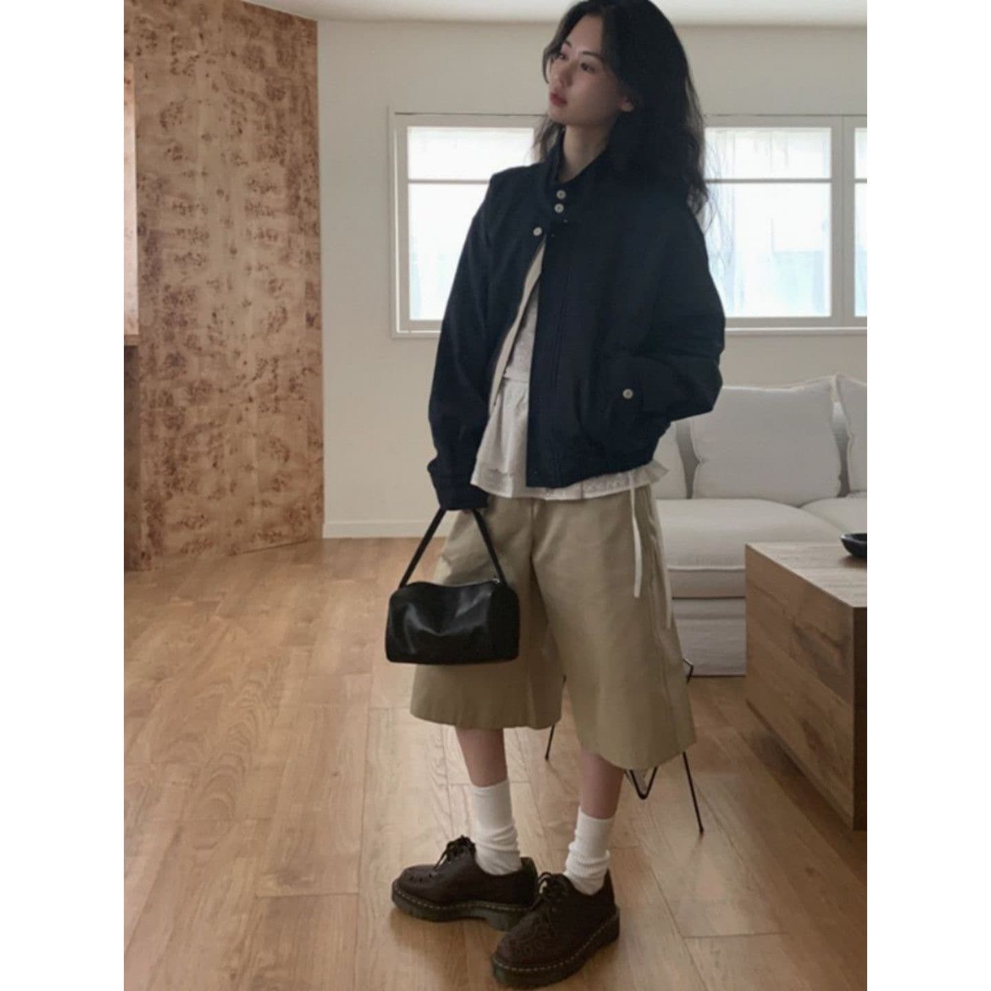 광저우 원본 자카드 달콤한 스타일 화이트 레이스 슬립 부드러운 품격 허리 수축 맨위 여성 상세 이미지 3