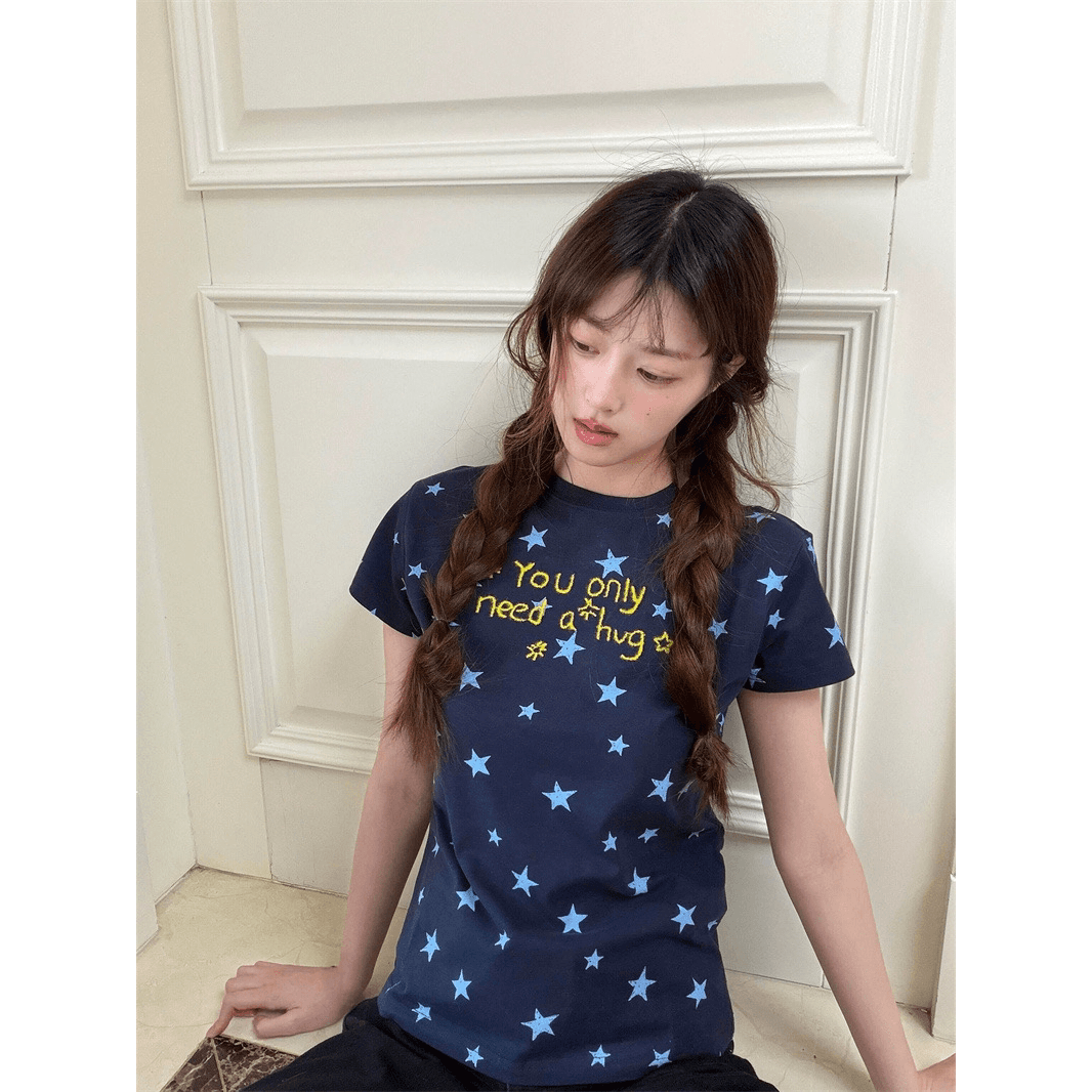 패치 네리 가게 천 40 순면 220 그램 반팔 티셔츠 이미지 5