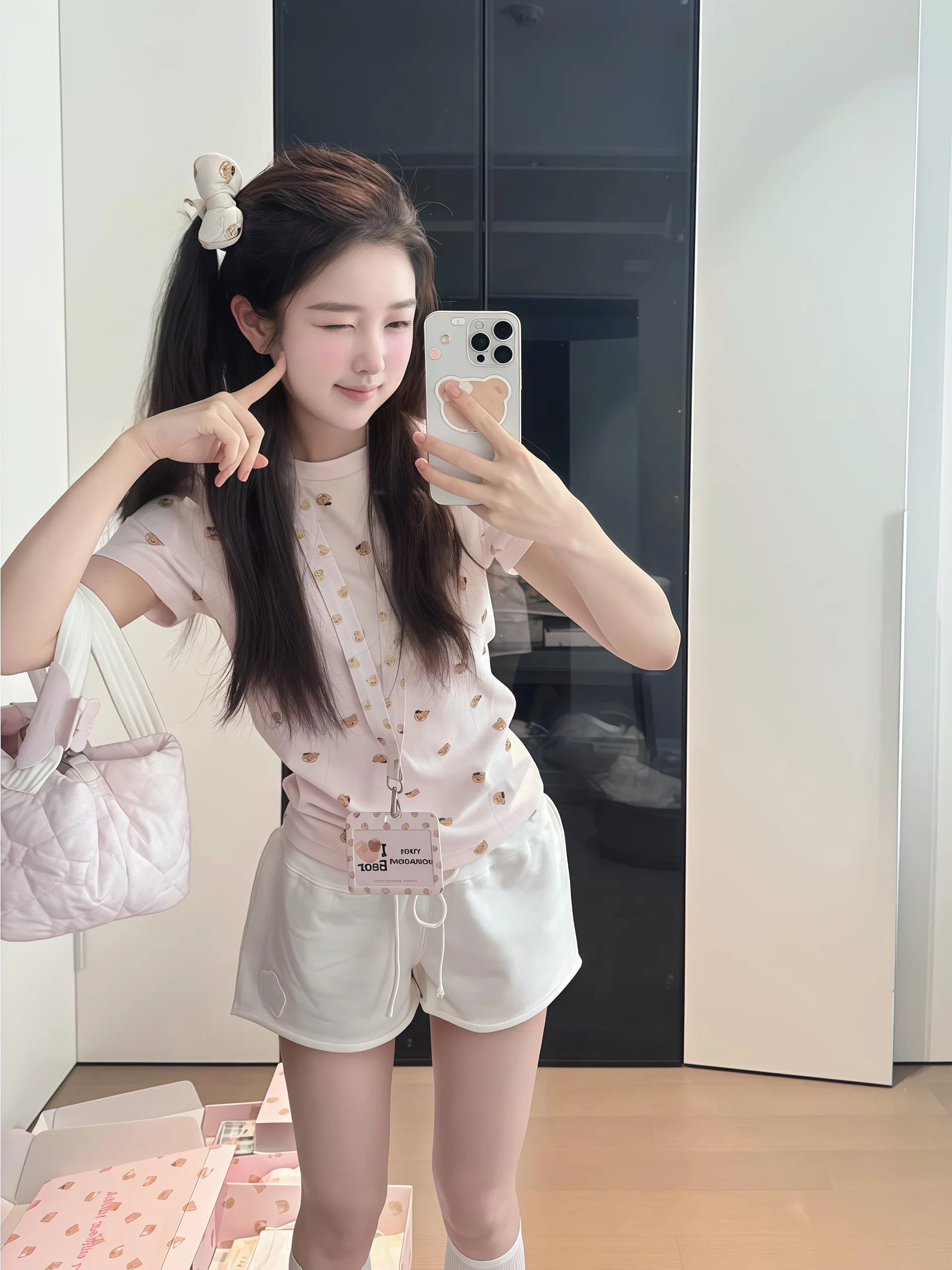 좋은 품질 천 인쇄 40 220 그램 92 면 8 암모니아 Lun 반팔 티셔츠 이미지 4