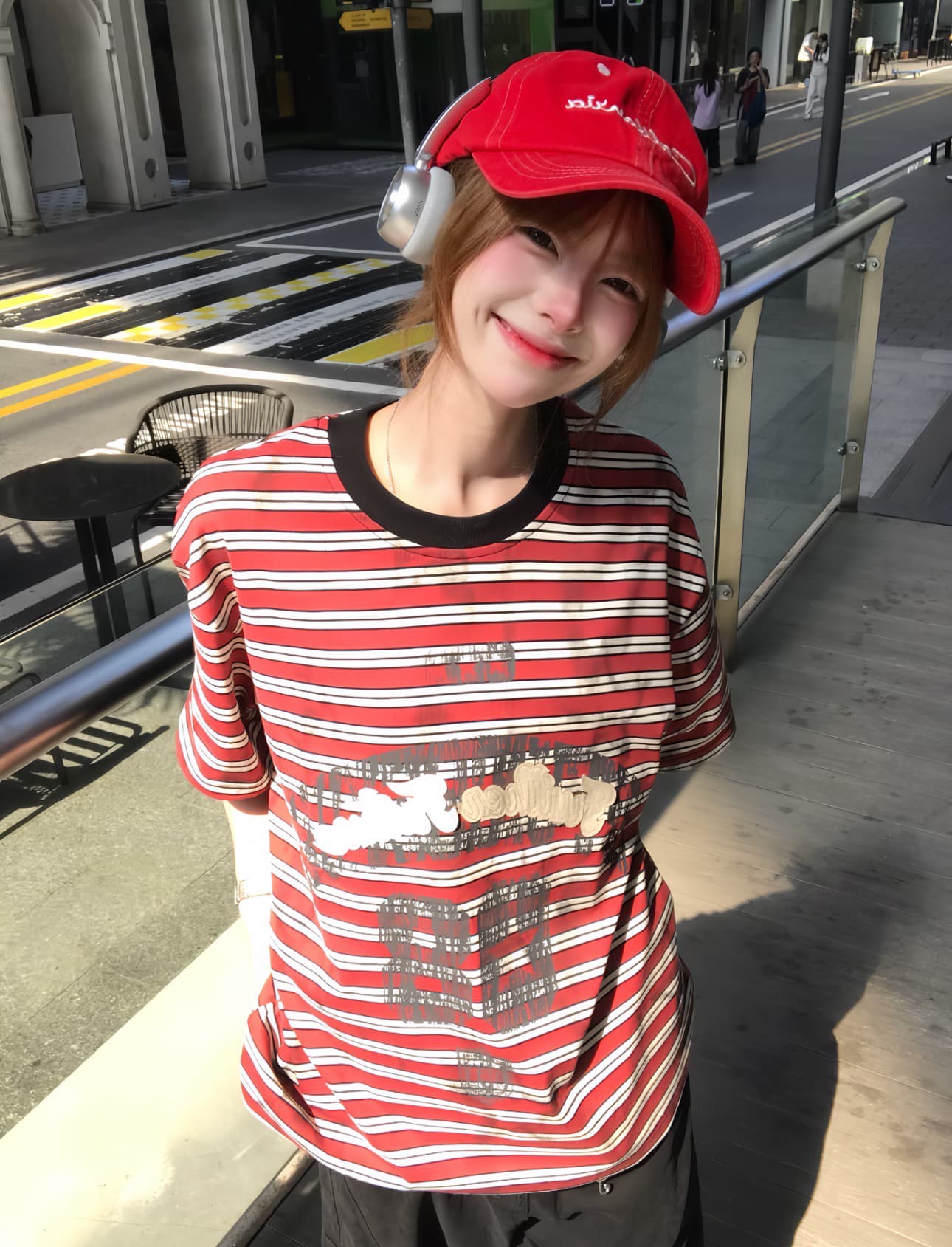프린트 자수 패치 네리 가게 천 원본 원단 55 면 45 폴리 에스터 반팔 티셔츠