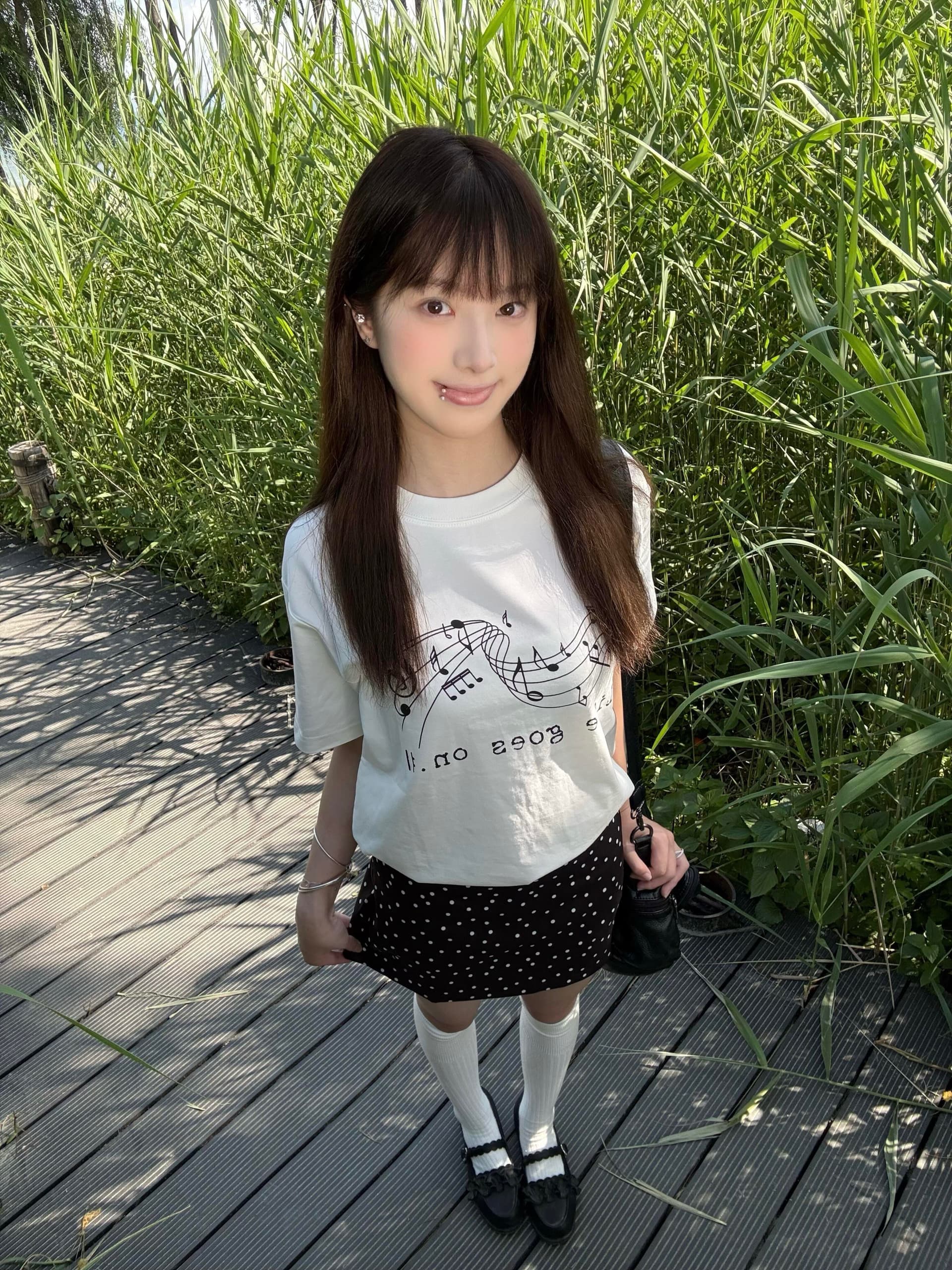 한 부서 새로운 수 있습니다. 달콤한 수 있습니다. 짭짤한 느긋한 바람 루즈핏 디자인 센스 다용도 맨위 상세 이미지 1