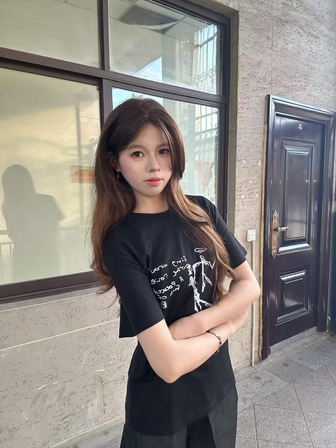 한 부서 새로운 수 있습니다. 달콤한 수 있습니다. 짭짤한 느긋한 바람 루즈핏 디자인 센스 다용도 맨위 이미지 4