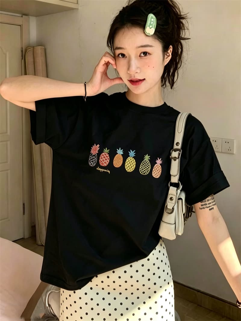 한 부서 새로운 수 있습니다. 달콤한 수 있습니다. 짭짤한 느긋한 바람 루즈핏 디자인 센스 다용도 맨위 이미지 4
