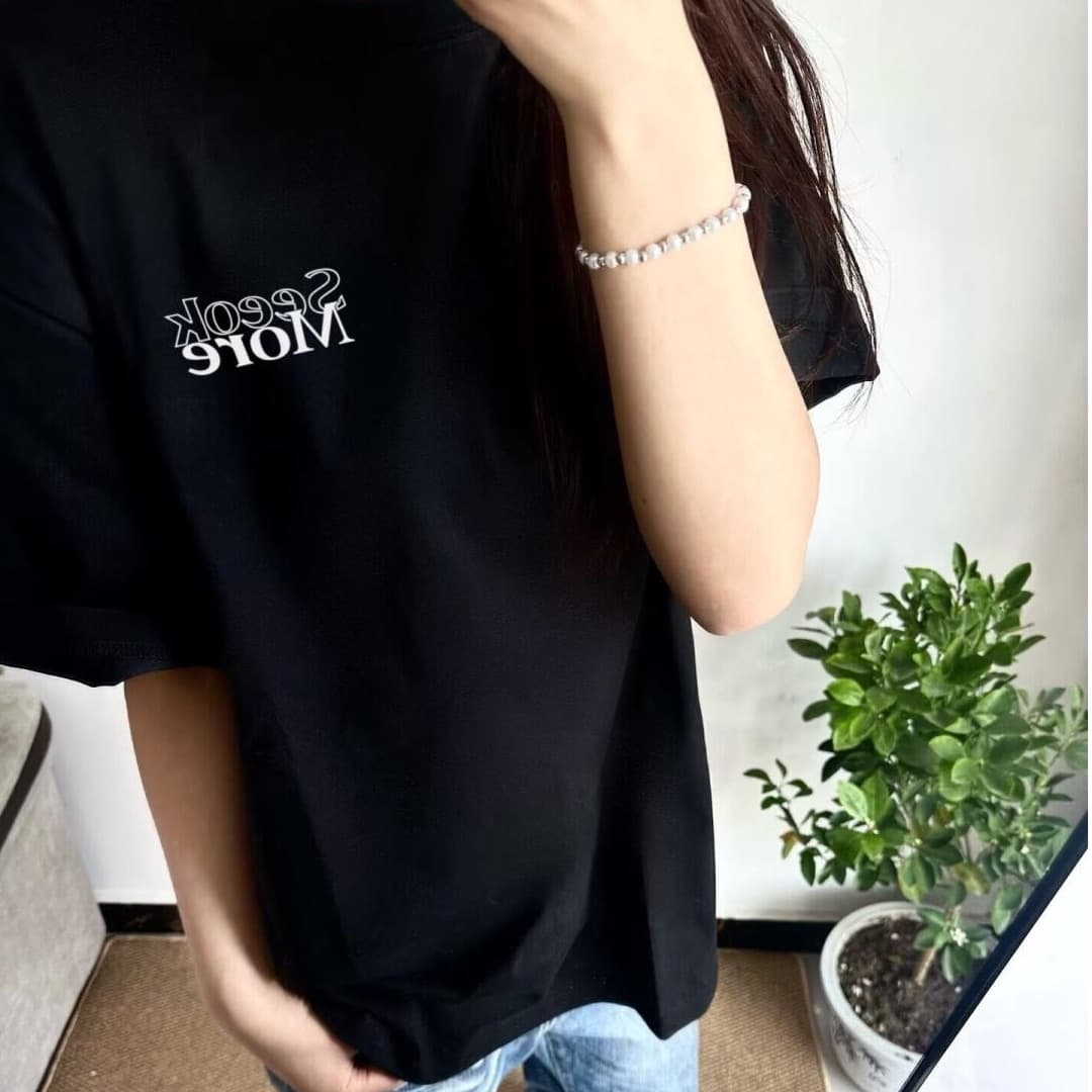 한 부서 새로운 수 있습니다. 달콤한 수 있습니다. 짭짤한 느긋한 바람 루즈핏 디자인 센스 다용도 맨위 이미지 2