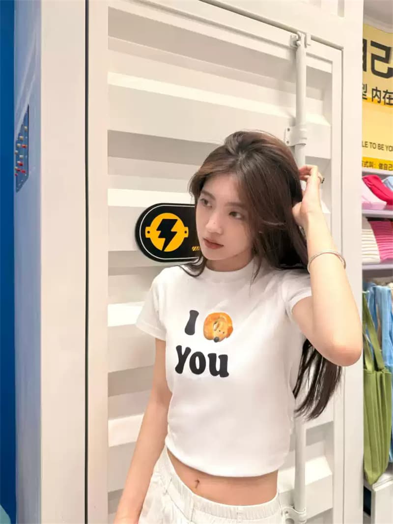 순면 40 220 그램 92 면 8 암모니아 Lun 긍정적 인 어깨 반팔 t 상세 이미지 2