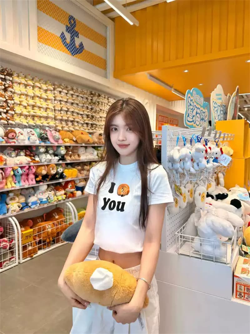 순면 40 220 그램 92 면 8 암모니아 Lun 긍정적 인 어깨 반팔 t 상세 이미지 5