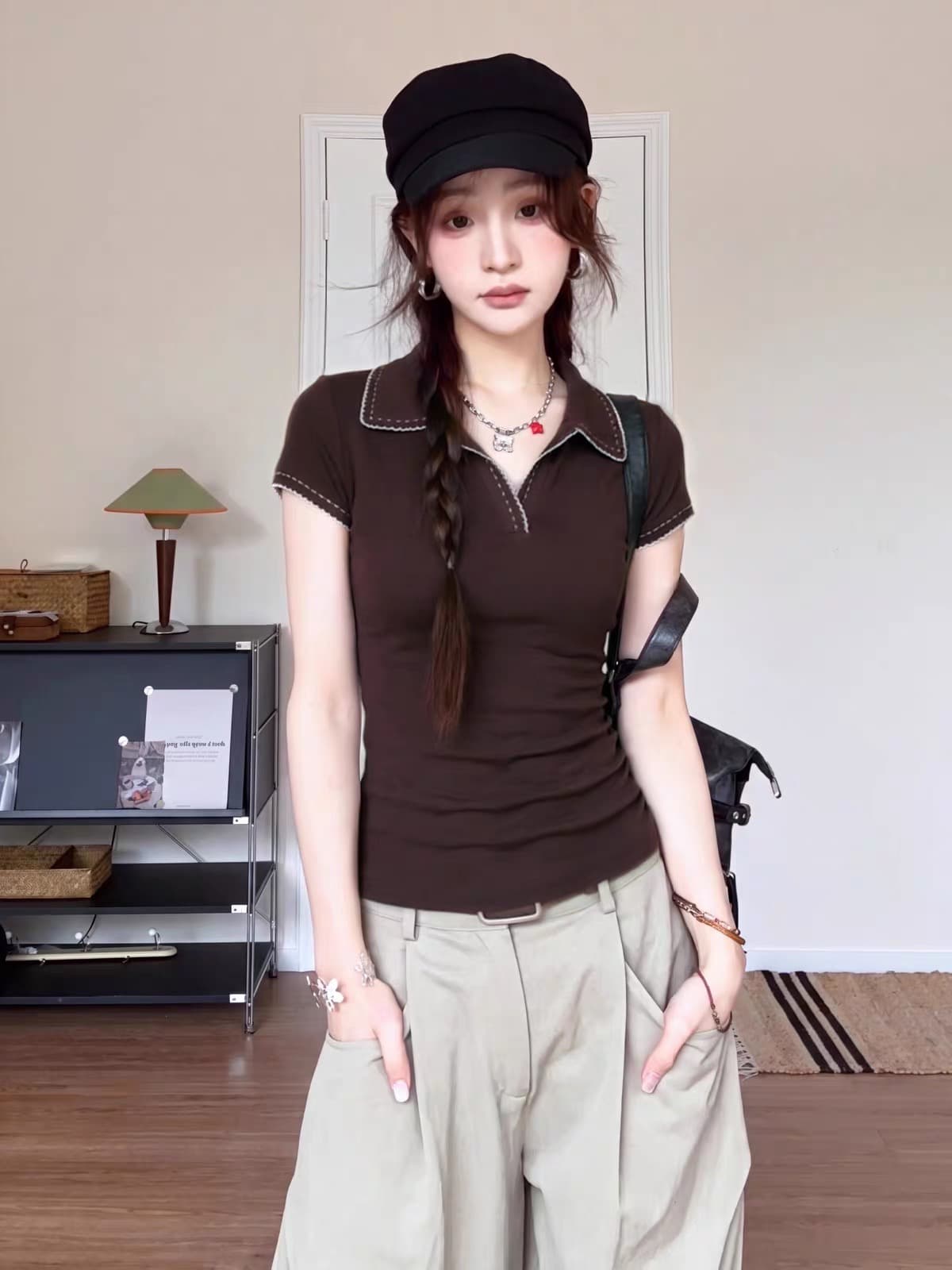원본 솜씨 40 오스트리아 세대 서울 210 그램 순면 반팔 여성 상세 이미지 3