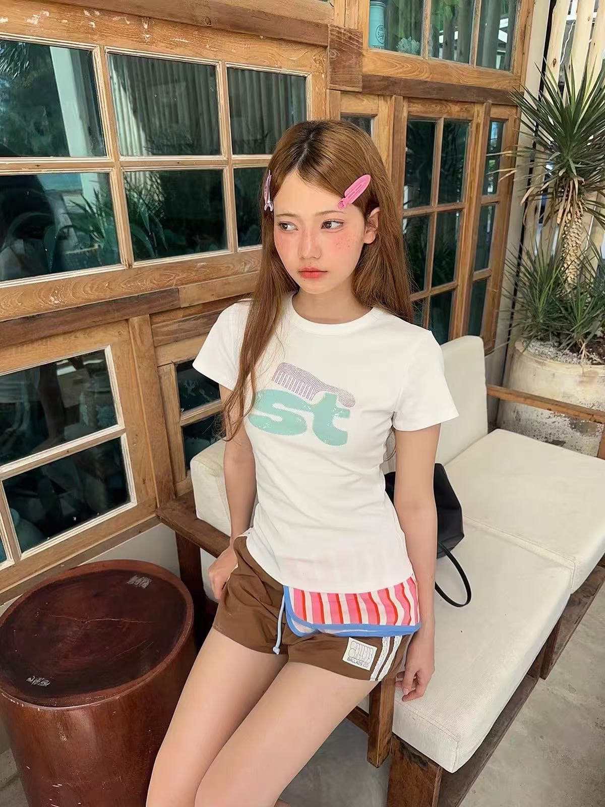 40 230 크 95 면 5 암모니아 Lun 이후 패키지 칼라 높음 폭탄 몸매 가꾸기 자주 규칙 성 어깨 의류 이미지 3