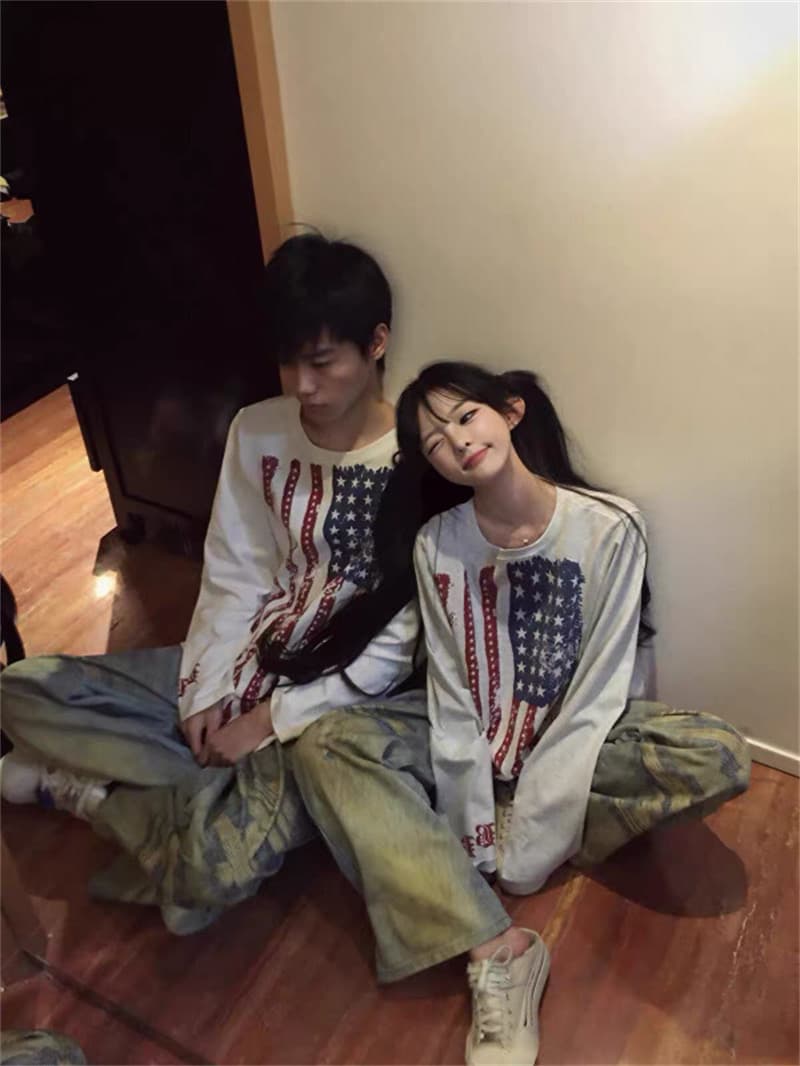19 지점 220 그램 순면 긴팔 티셔츠 상세 이미지 3