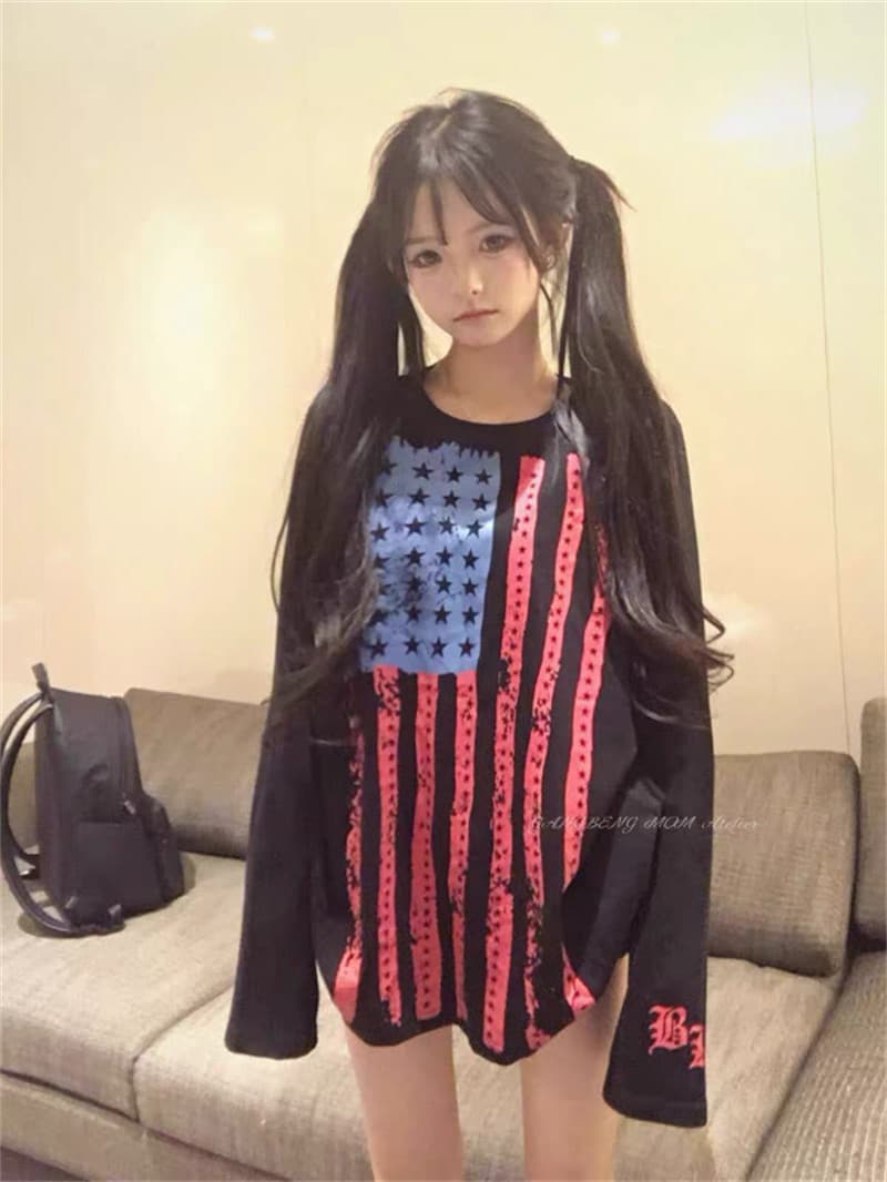 19 지점 220 그램 순면 긴팔 티셔츠 상세 이미지 5