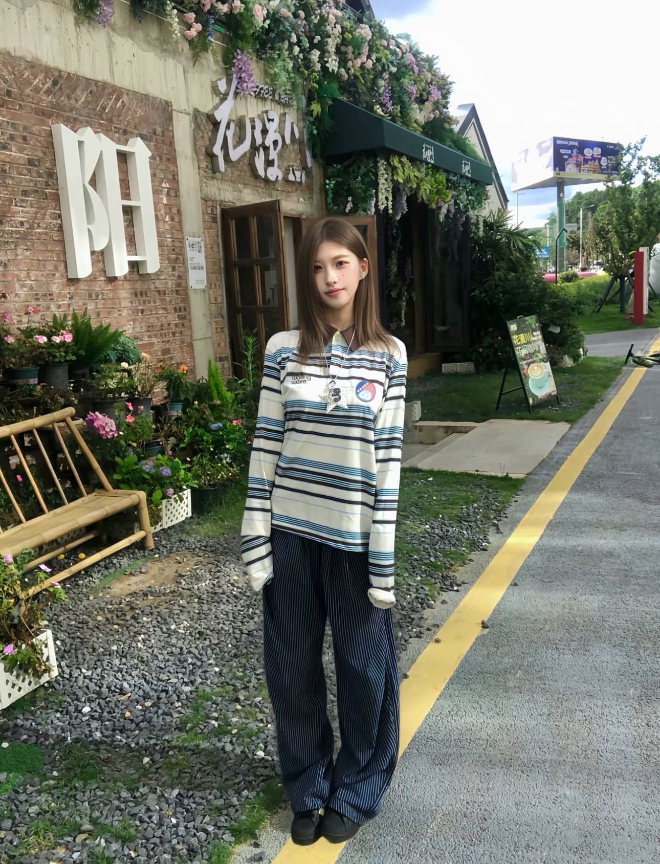 원본 솜씨 광저우 원본 원단 긴팔 티셔츠 여성 상세 이미지 4