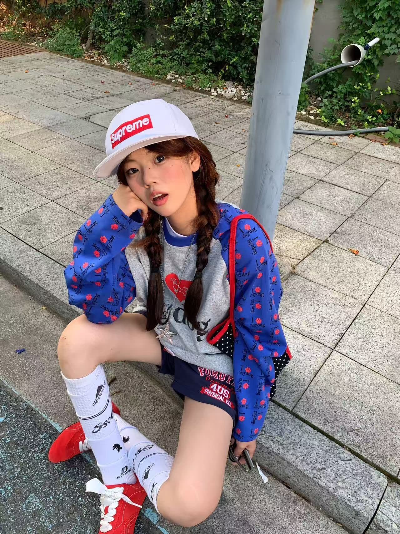 좋은 품질 솜씨 원본 대 핏 스타일 패키지 칼라 어깨 기사 두 바늘 19 지점 220 그램 순면 이미지 2