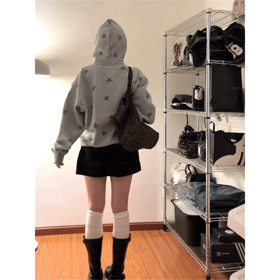 광저우 순수한 Mianhua 면 복합 얇은 스타일 보안 버클 행침 카드 프린트 후드티 이미지 5